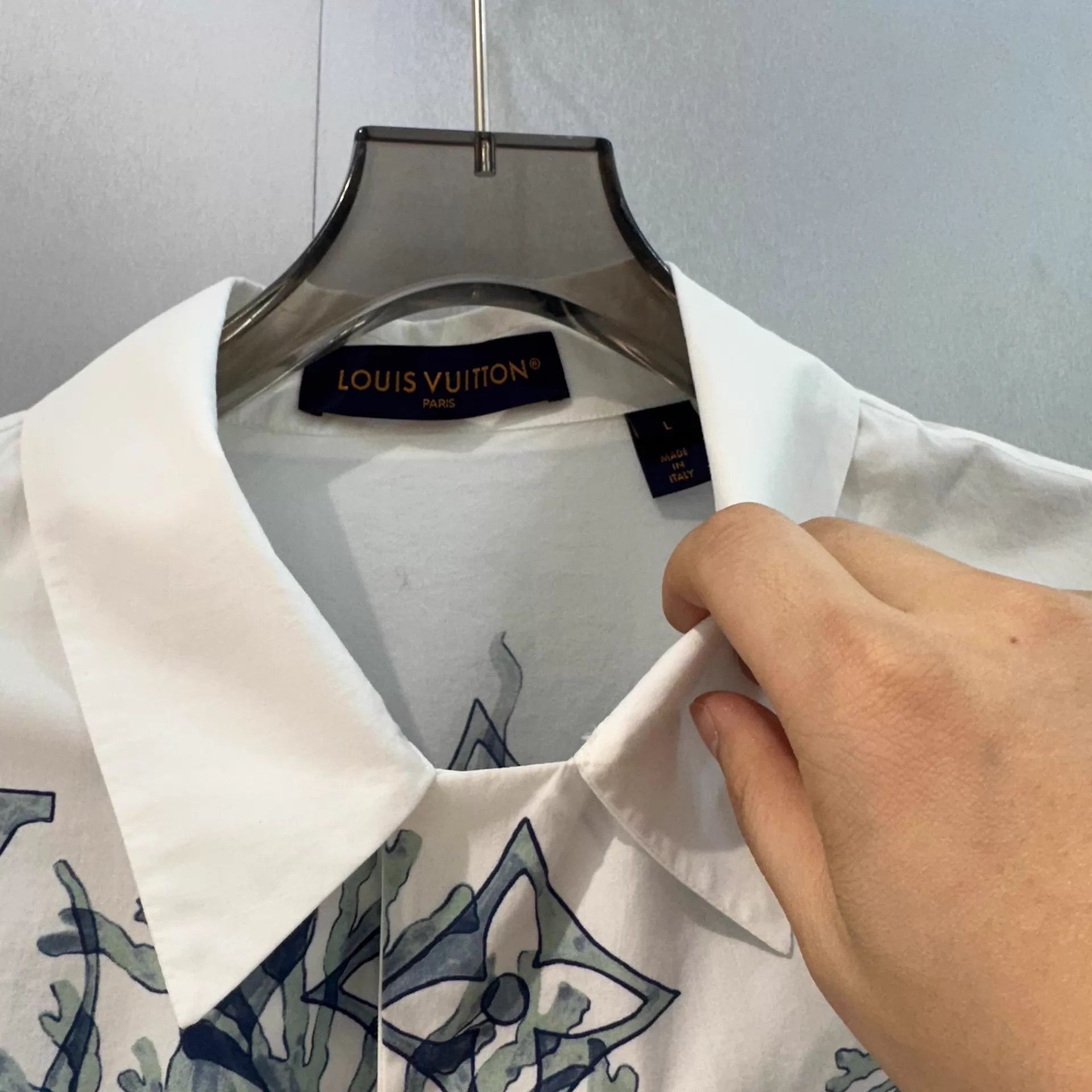 Louis Vuitton Louis Vuitton All Over Seaweed Print Shirt L Size US L / EU 52-54 / 3 - 4 Thumbnail