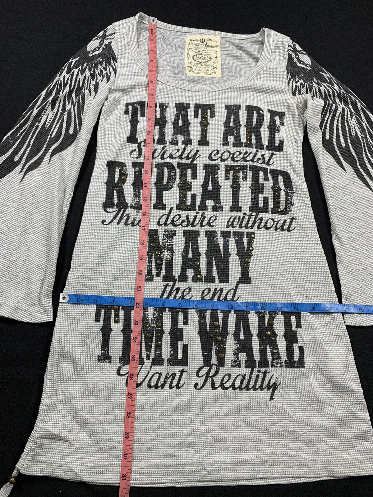 14th Addiction CRAZY POEM AMERICAN LONGSLEEVE IFSIXWASNINE LGB STYLE Size US M / EU 48-50 / 2 - 7 Thumbnail