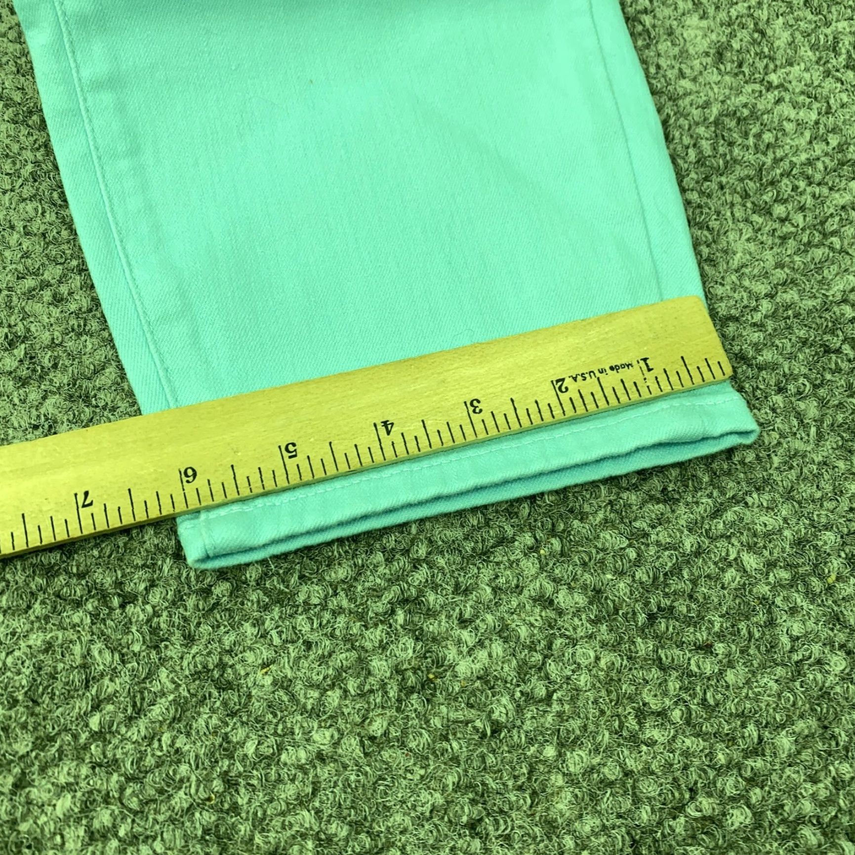Talbots Talbots Jegging Crop Jeans Womens 14P High Waist Green Slimming Stretch Size 36" / US 14 / IT 50 - 5 Thumbnail