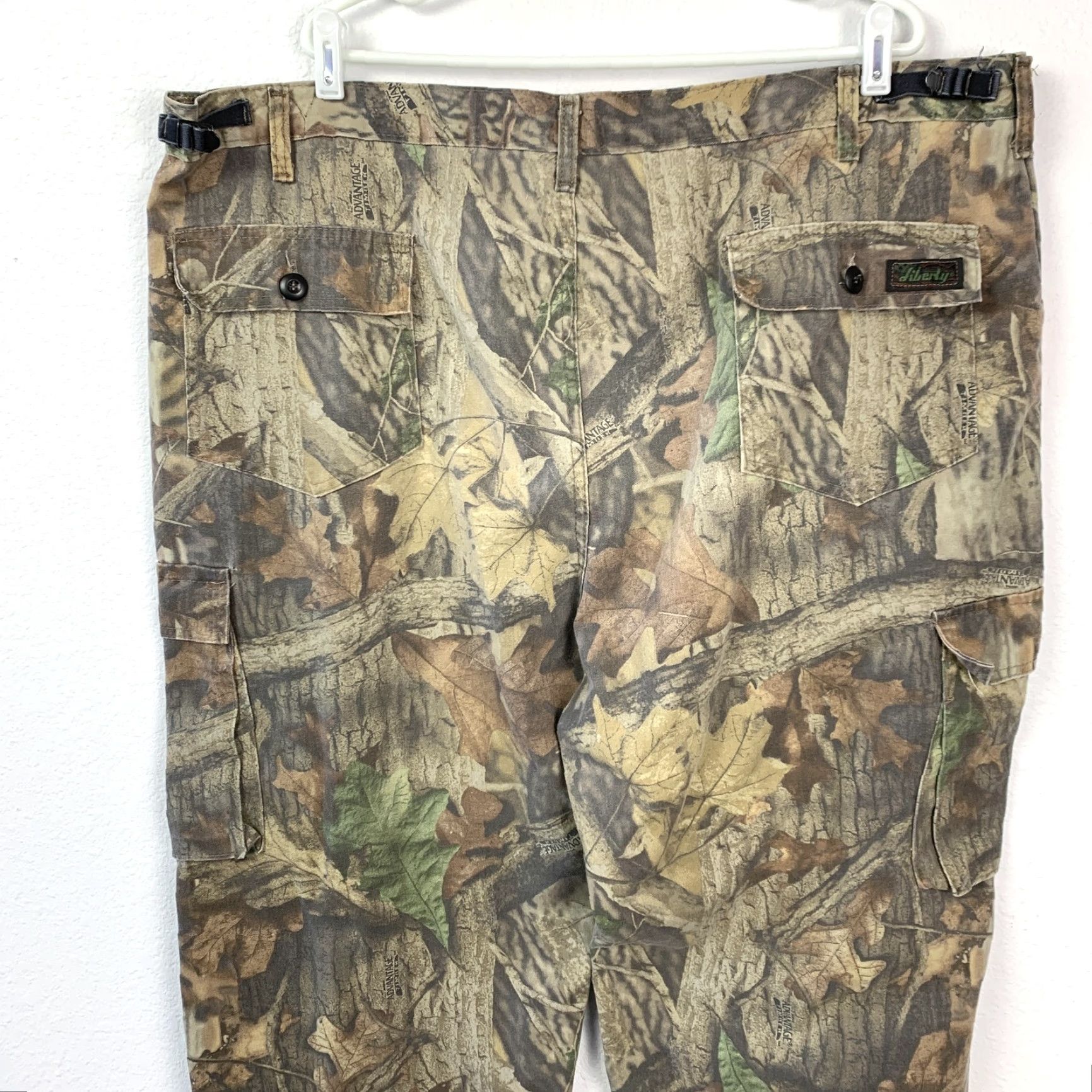 Vintage Liberty Camouflage Cargo Pants Advantage Camo Hunting Outdoor 2XL Mens Casual Workwear 2XL Size US 39 - 4 Thumbnail