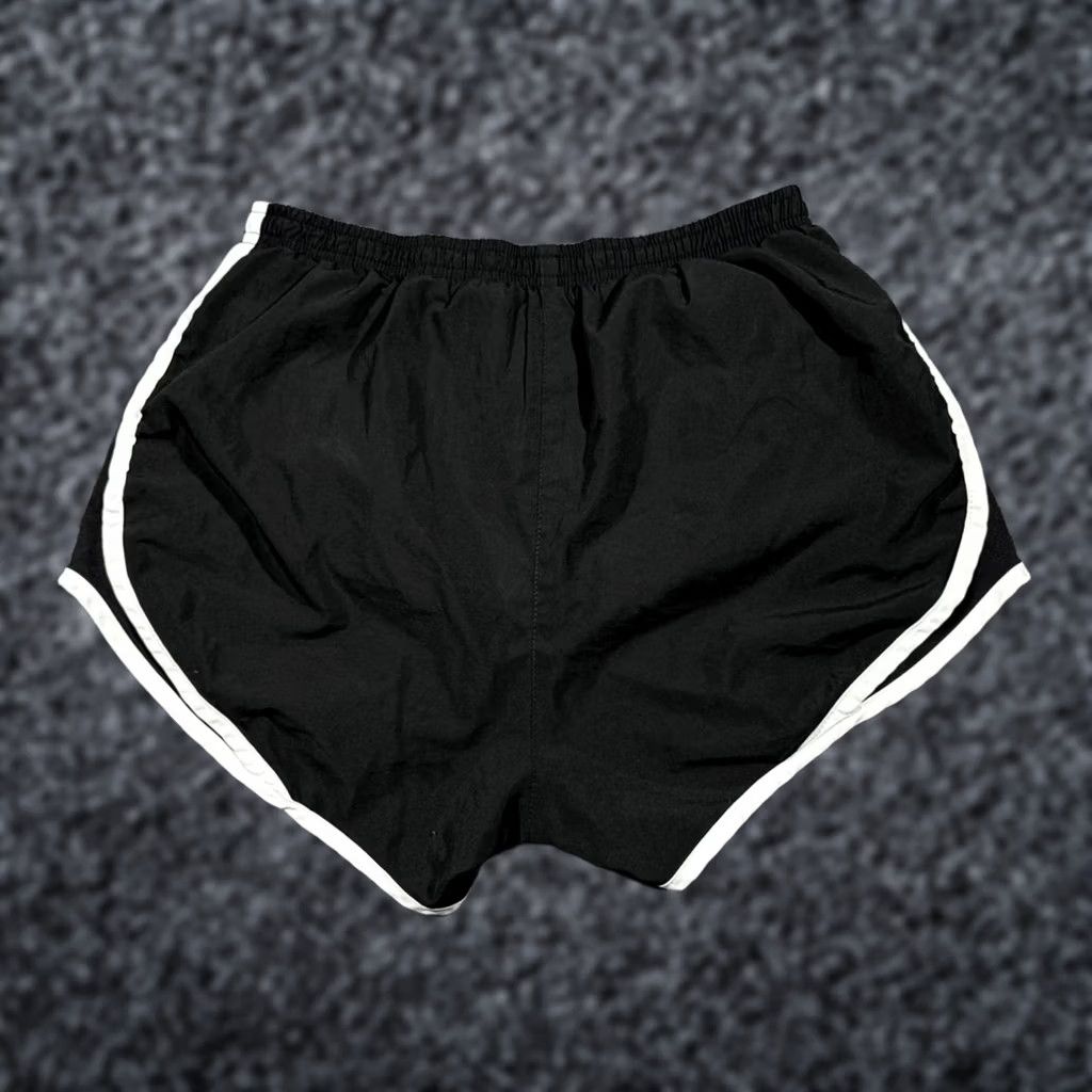 Nike Women’s Nike Running Shorts S Black Shirt (S) Womens Nike Swoosh Performance Gym Workout Size 28" / US 6 / IT 42 - 1 Thumbnail