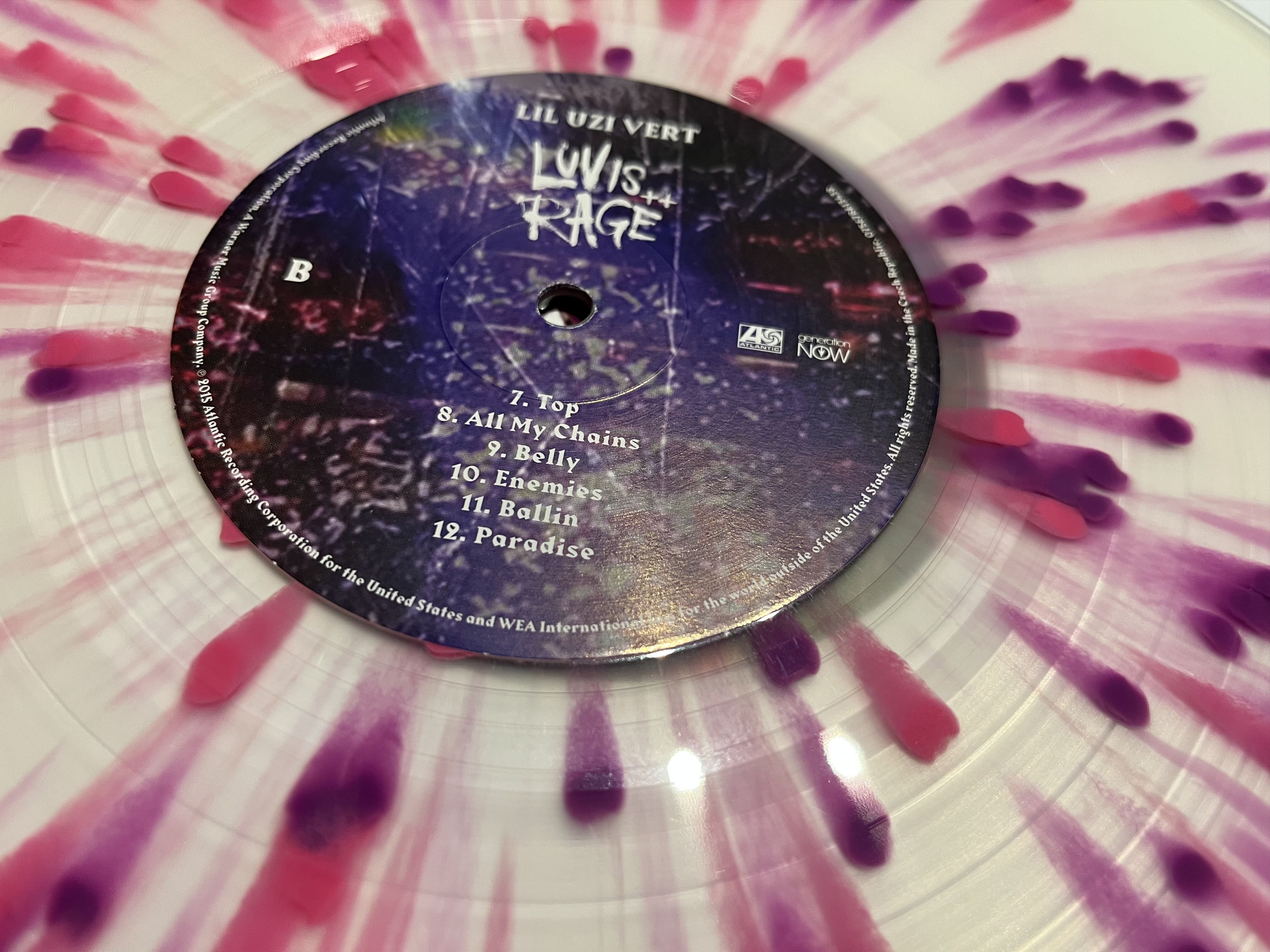 Lil Uzi Vert Lil Uzi Vert Luv Is Rage Vinyl Size ONE SIZE - 4 Thumbnail