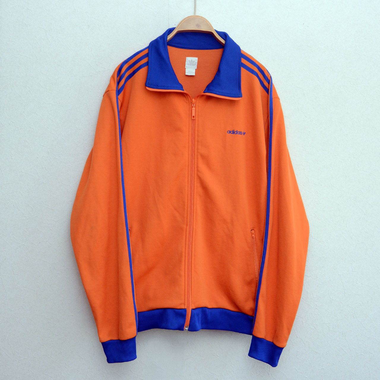 Adidas adidas Vintage Track Jacket 00s — Orange & Royal Blue Size L Size US L / EU 52-54 / 3 - 2 Thumbnail