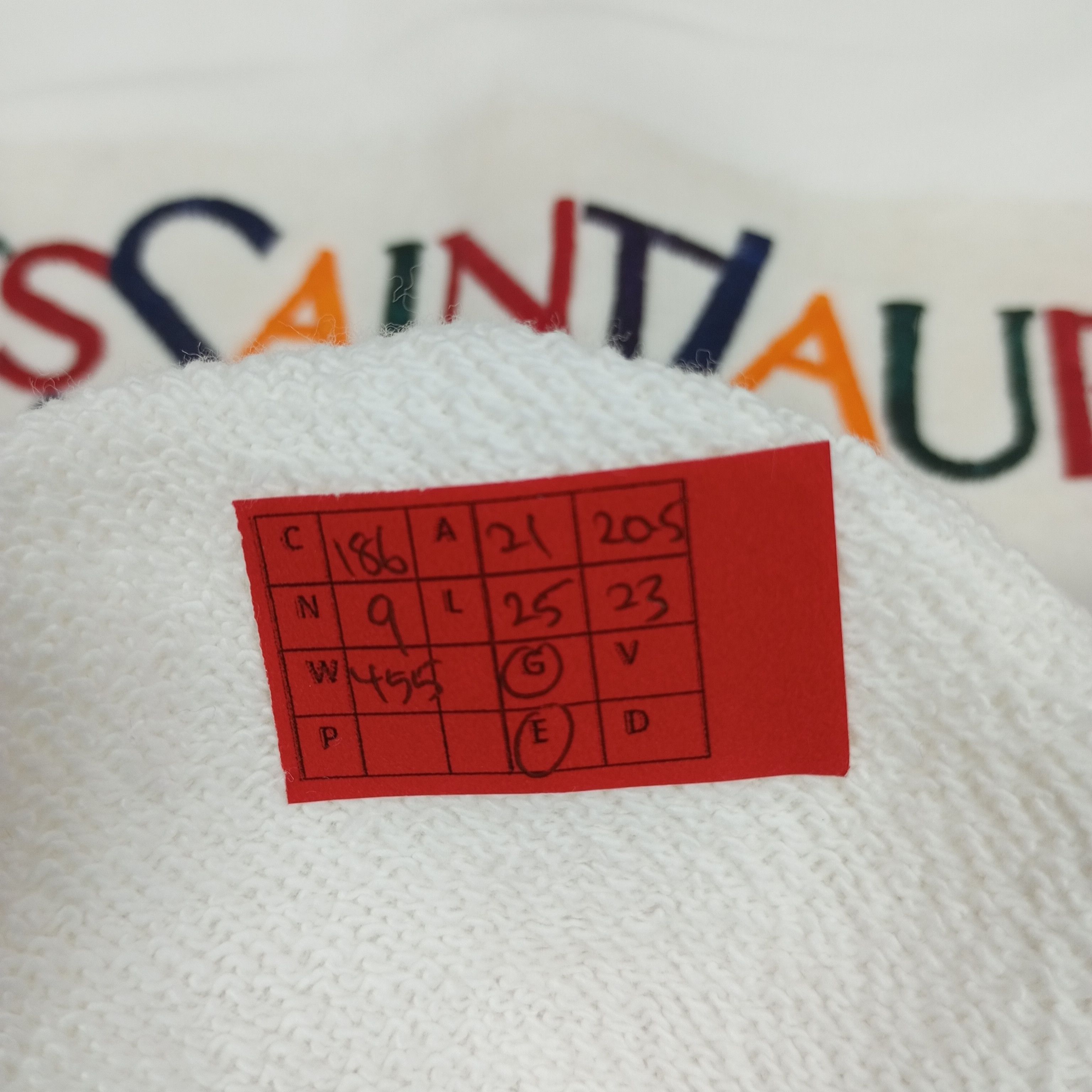 Vintage Yves Saint Laurent Paris Fashion Designer Brand Sweatshirt Size US M / EU 48-50 / 2 - 9 Thumbnail