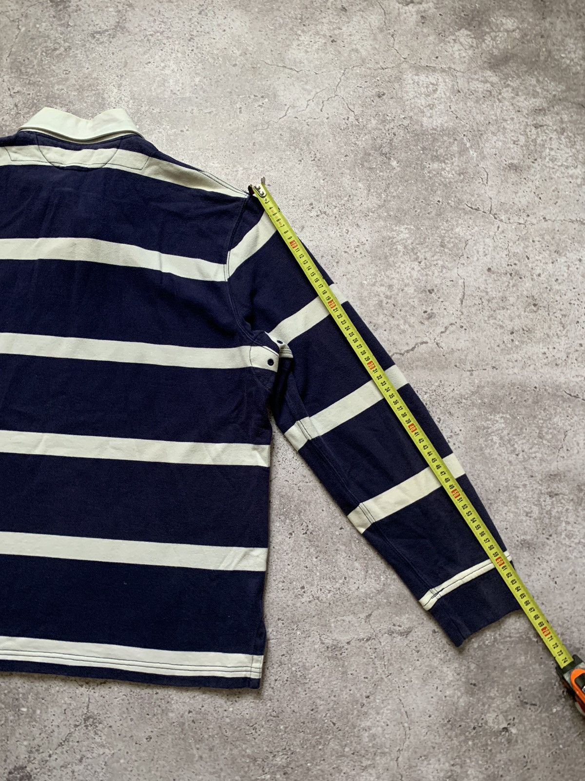 Polo Ralph Lauren × Vintage Vintage Ralph Lauren Rugby Striped Long sleeve Size US XL / EU 56 / 4 - 7 Thumbnail
