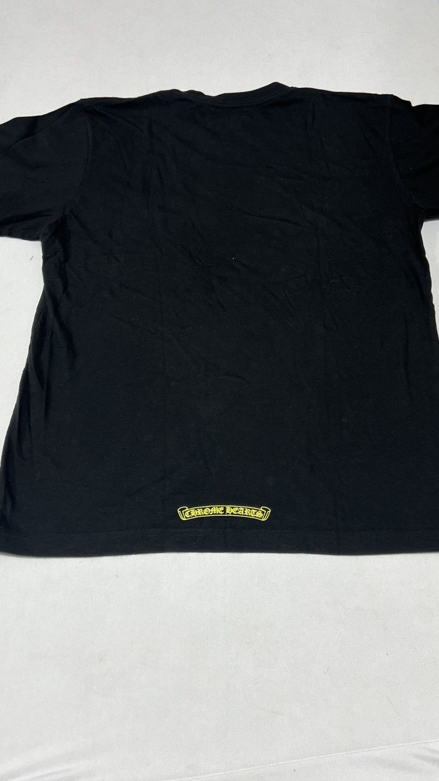 Chrome Hearts Chrome Hearts Yellow Neck Logo Tee Size US M / EU 48-50 / 2 - 12 Thumbnail