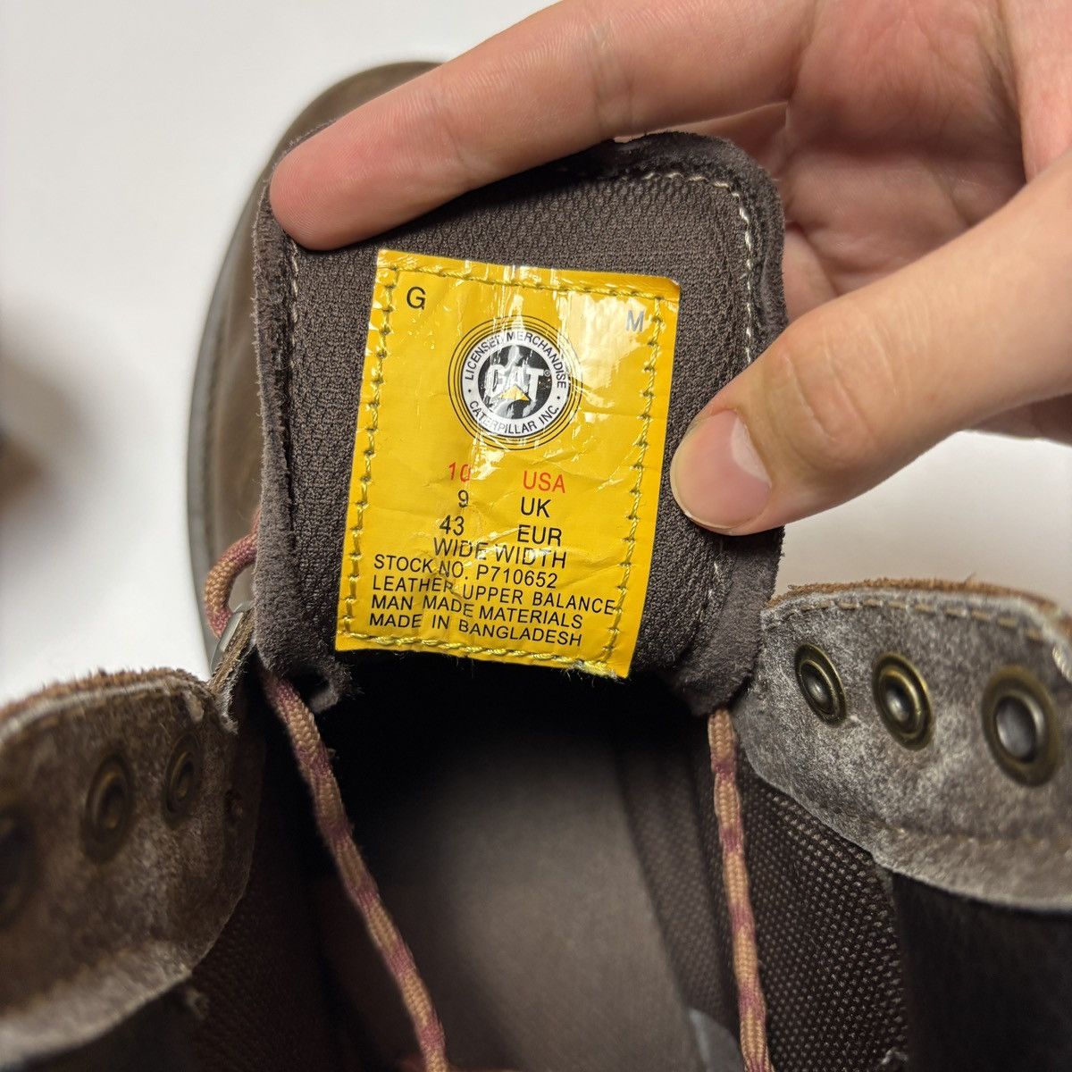 Caterpillar × Timberland CATERPILLAR VINTAGE REAL LEATHER BOOT Size US 10 / EU 43 - 7 Thumbnail