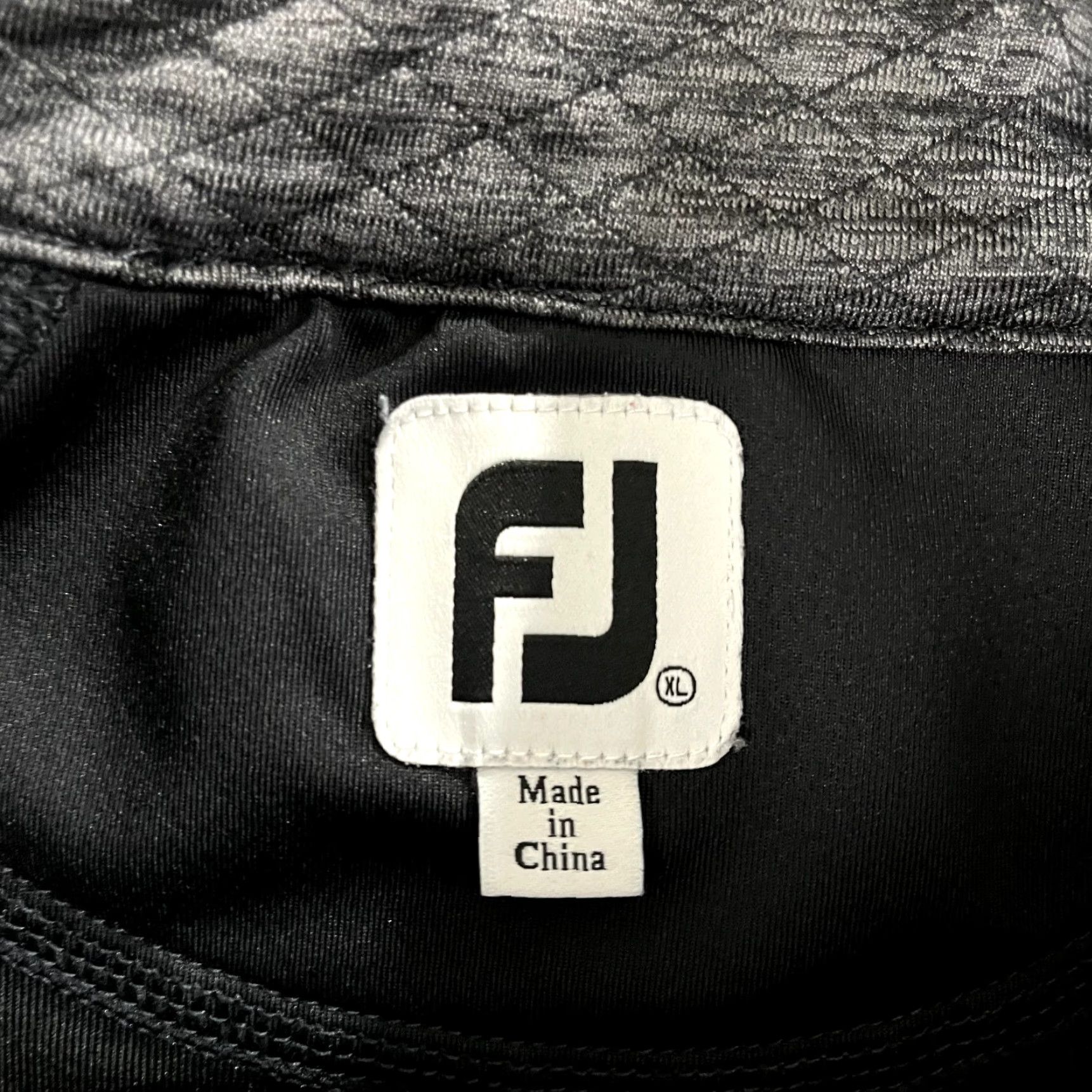 Footjoy FootJoy Jacket Womens XL Black Gray 1/4 Zip Activewear Athleisure Golf Kings Creek CC.jacket Size XL / US 12-14 / IT 48-50 - 3 Thumbnail