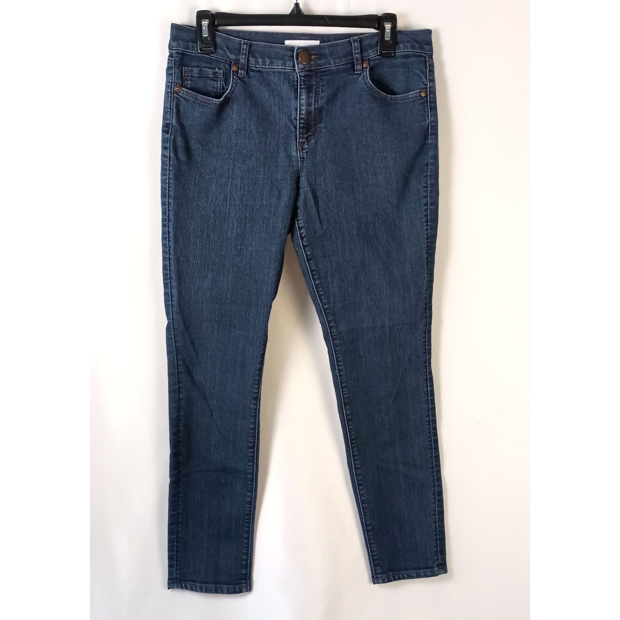Loft Ann Taylor LOFT Modern Skinny Jeans Women's 10 Mid Rise 27 I Size 30" / US 8 / IT 44 - 2 Thumbnail