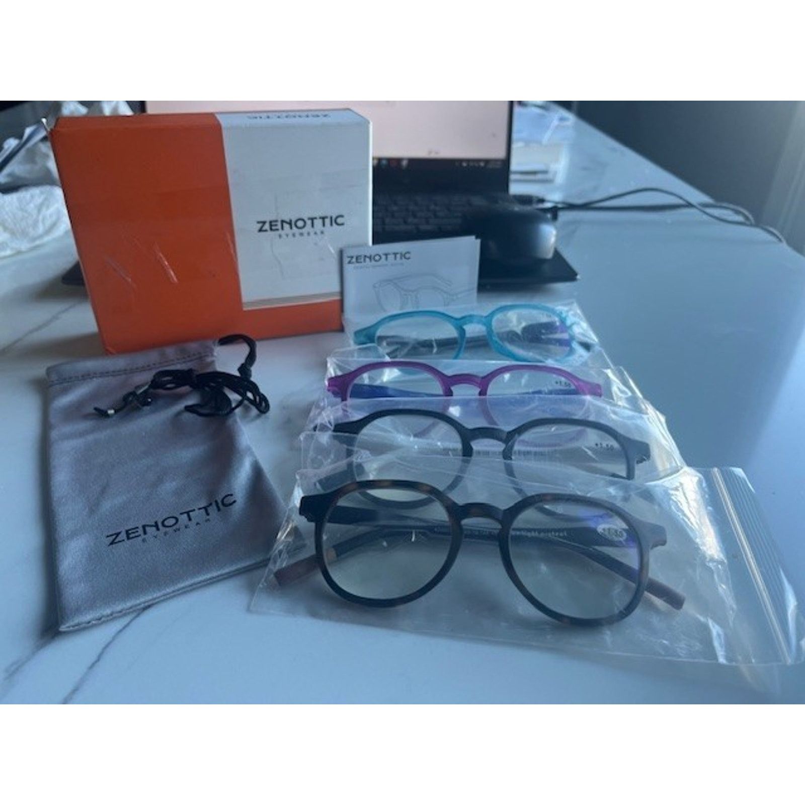 Other ZENOTTIC Anti Blue Light +1.50 Eye-wear Glasses (Set of 4) Size ONE SIZE - 1 Thumbnail