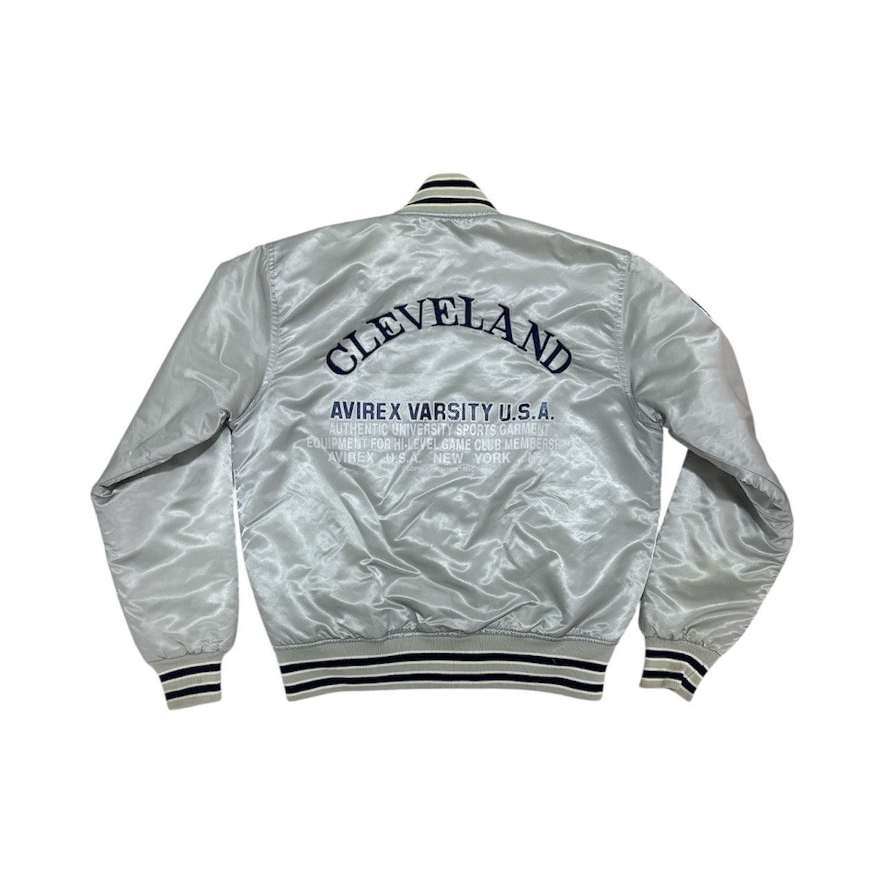 Avirex Vintage 90’s AVIREX Varsity Cleveland University Big Logo Size US M / EU 48-50 / 2 - 2 Thumbnail