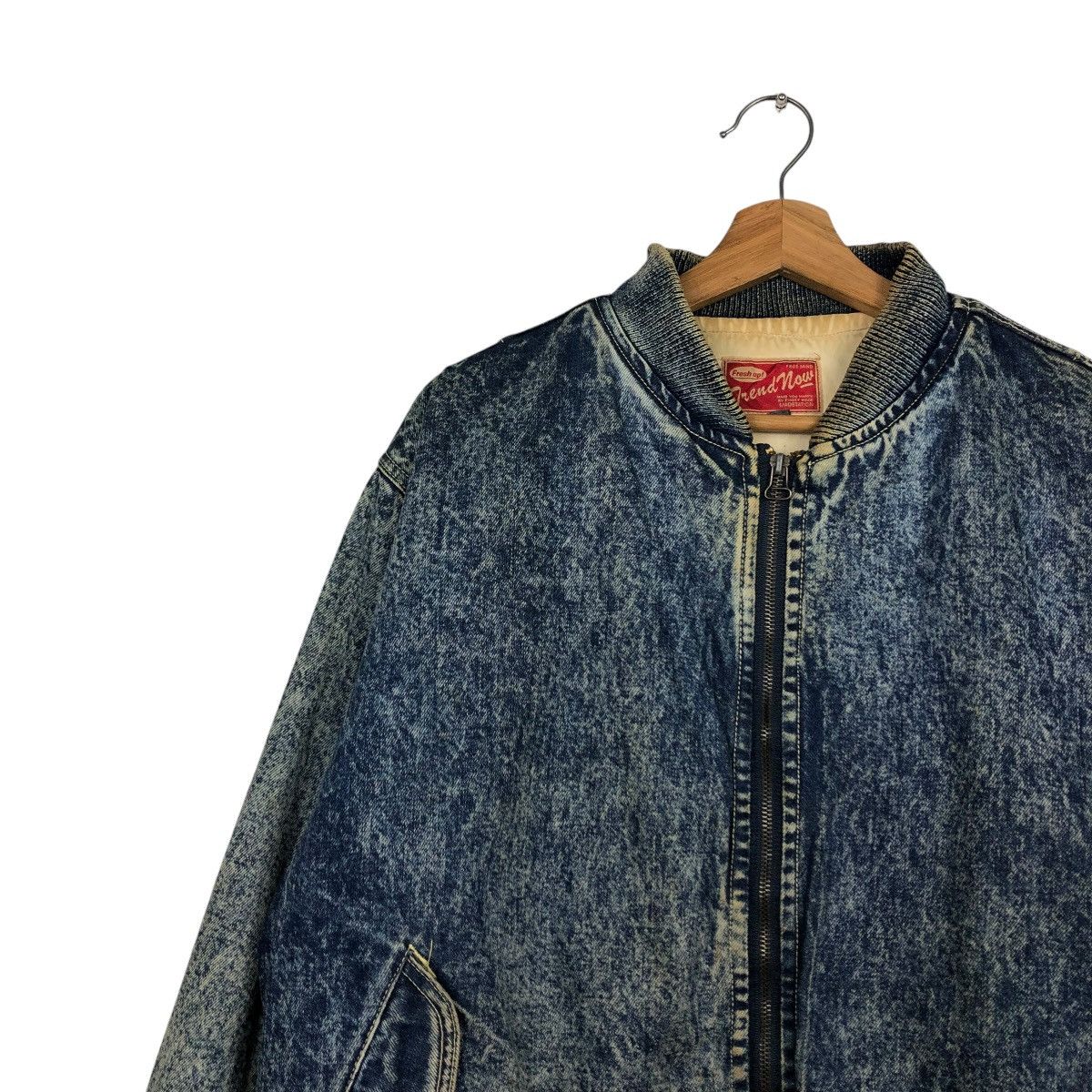 Hysteric Glamour 🔥VINTAGE BOMBER JACKET DENIM MADSTATION BIG LOGO Size US M / EU 48-50 / 2 - 9 Thumbnail