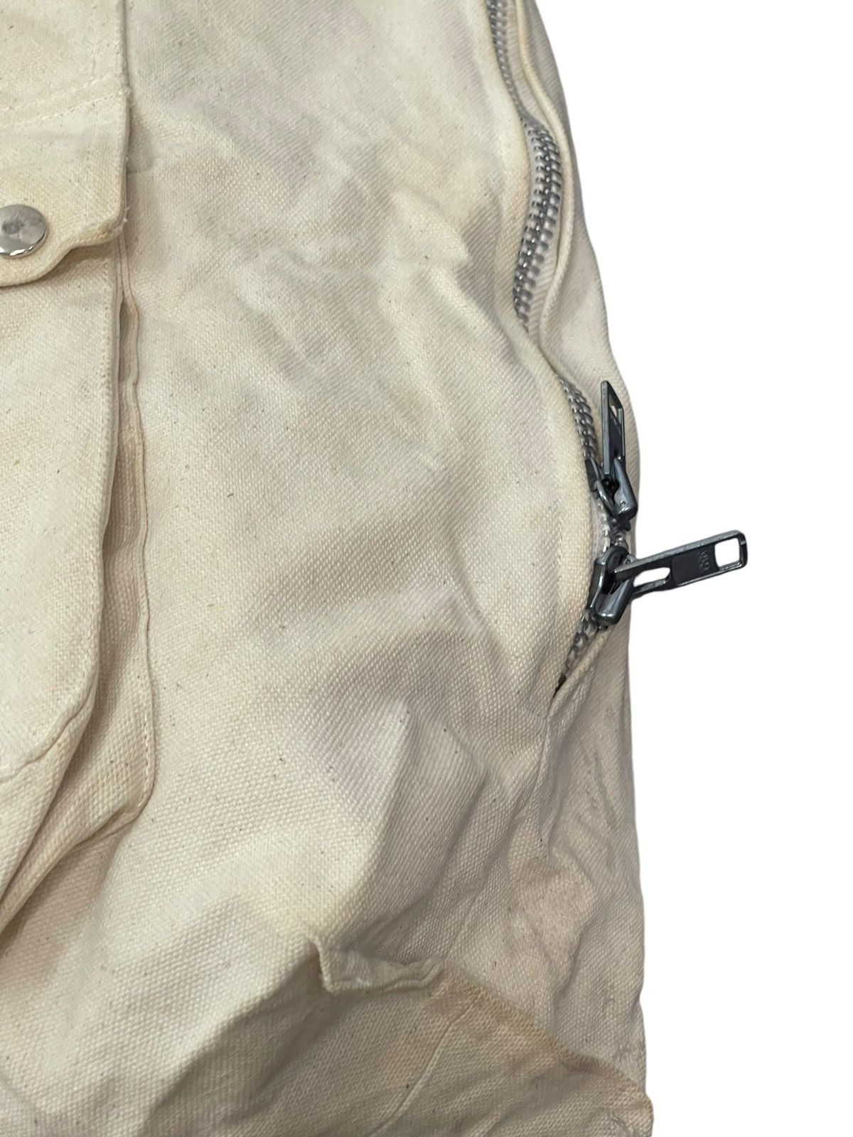 Japanese Brand Army Bag Style Gomme H Ex Yohji Cotton Canvas 1🟩0 Size ONE SIZE - 6 Thumbnail