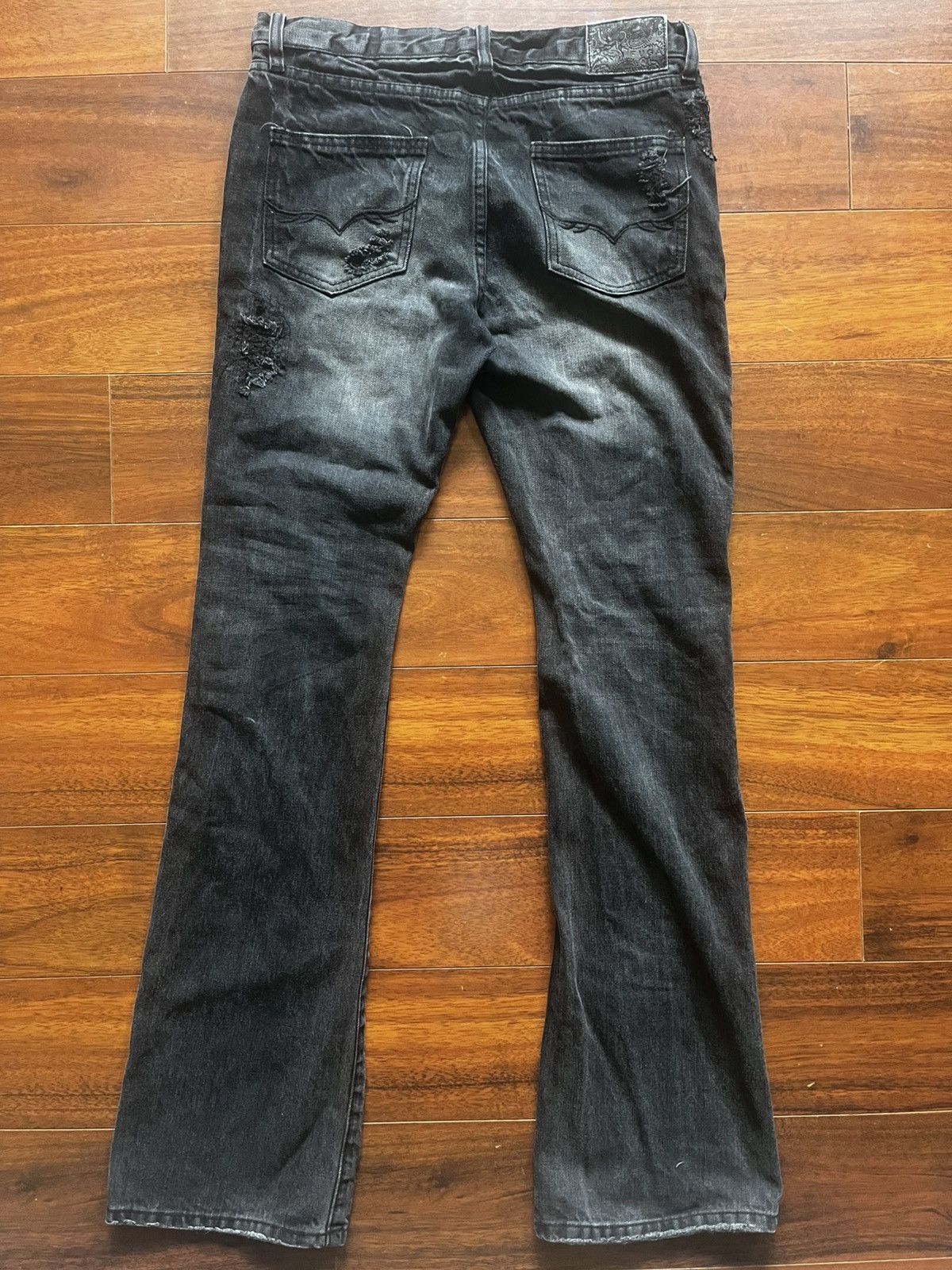 GOSTAR DE FUGA FUGA Destroyed slim bootcut Jeans Size US 30 / EU 46 - 14 Thumbnail