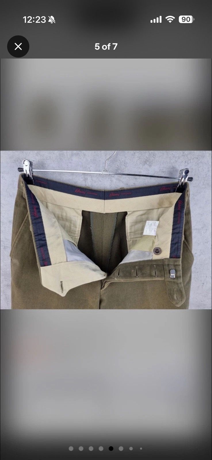 Brioni Olive chinos Size US 32 / EU 48 - 4 Thumbnail