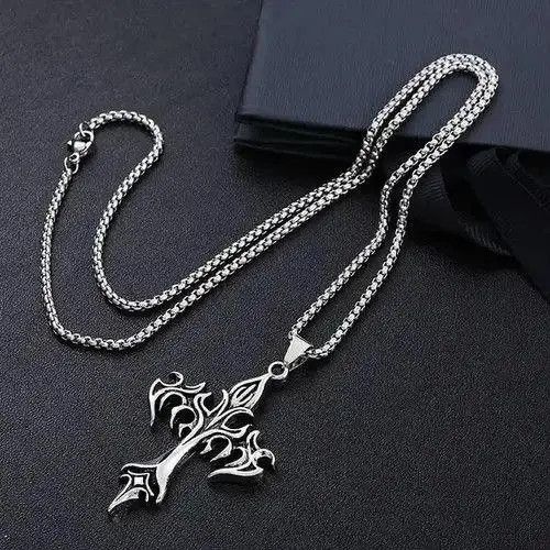 Jewelry Gothic Cross Pendant Necklace Size ONE SIZE - 5 Thumbnail