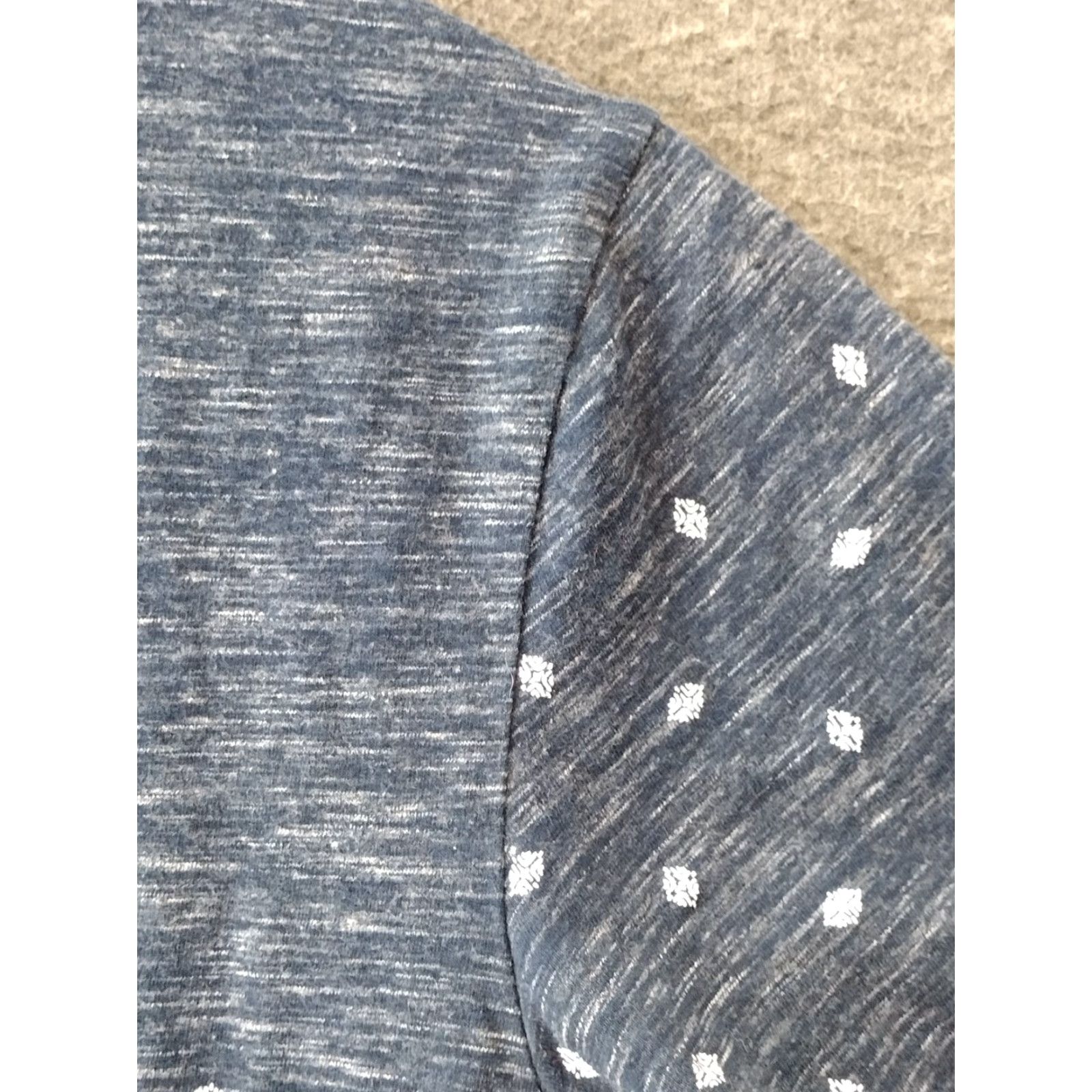 Vintage OCEAN CURRENT Ocean Current Shirt Men's S Heather Blue White Diamond Dotted Short Sleeve Shirt S Blue Dot Pattern Mens T-Shirt Ocean Current Shirt Size US S / EU 44-46 / 1 - 4 Thumbnail