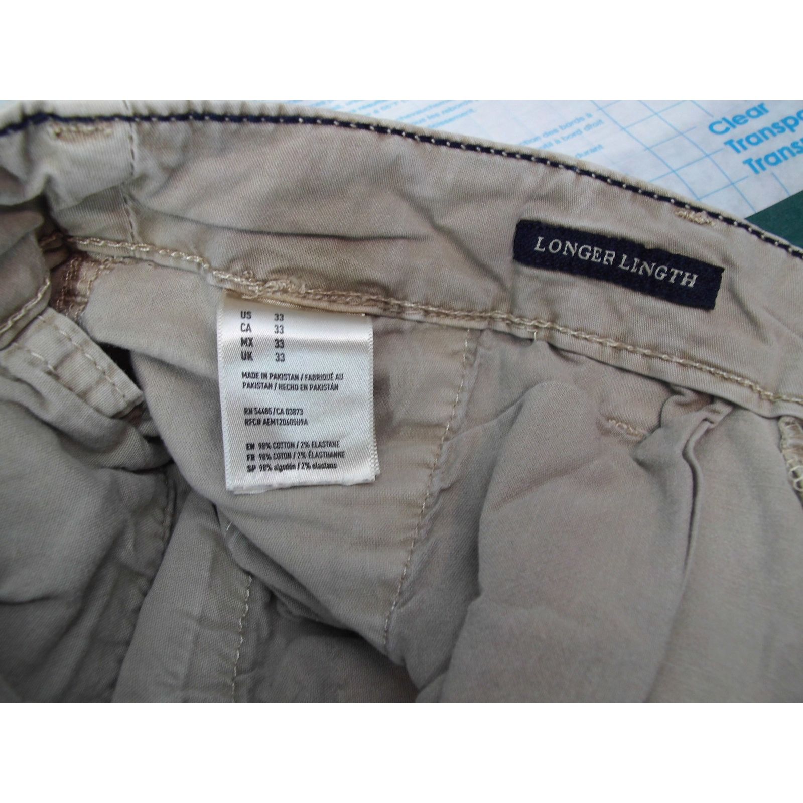 American Eagle Outfitters American Eagle Khaki Shorts Size 33 Next Flex Long Length Size US 33 - 3 Thumbnail