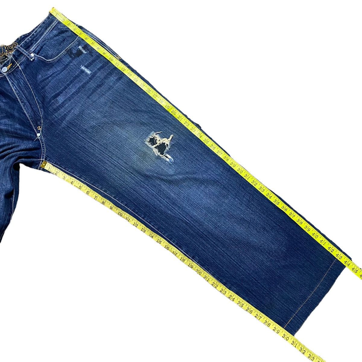 Enyce Vintage Enyce Denim Patchwork Baggy Pants Size US 36 / EU 52 - 19 Thumbnail