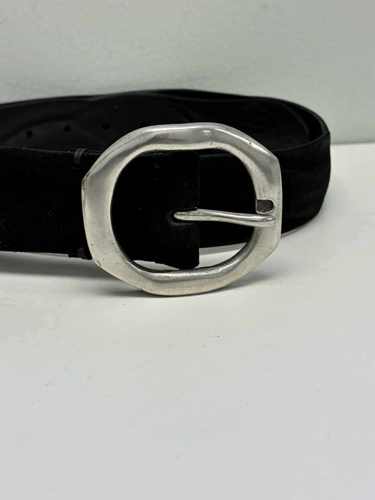 John Varvatos Nova Suede Belt. Size 32 Size 32 - 5 Thumbnail