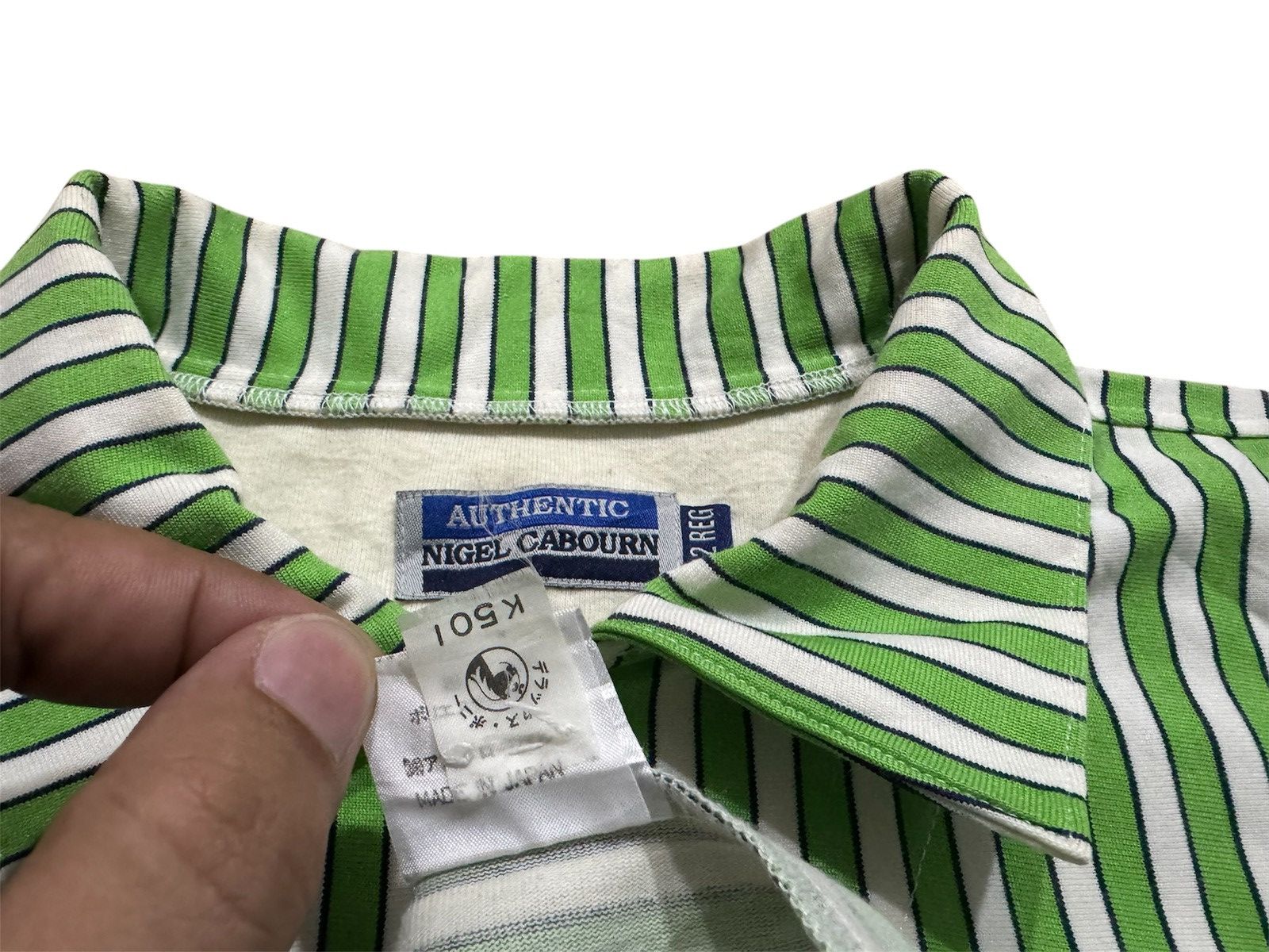 Designer × Nigel Cabourn × Vintage Authentic Nigel Cabourn Polo Tee Size US L / EU 52-54 / 3 - 5 Thumbnail