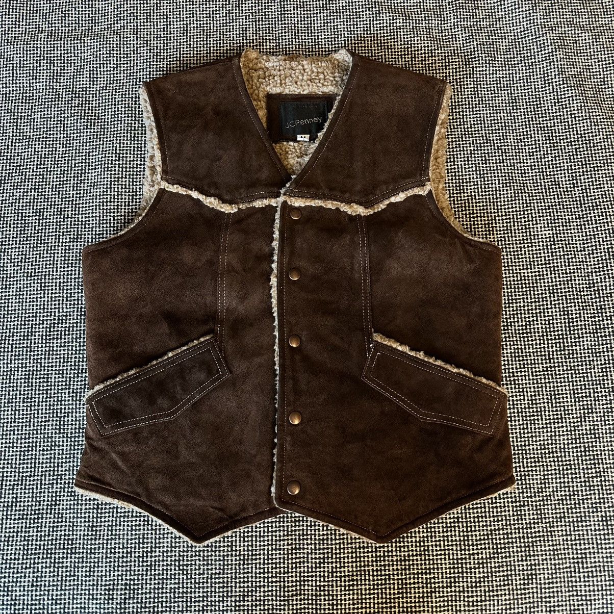 Vintage Vintage Brown Wool Vest Made in Mexico Size US M / EU 48-50 / 2 - 1 Thumbnail