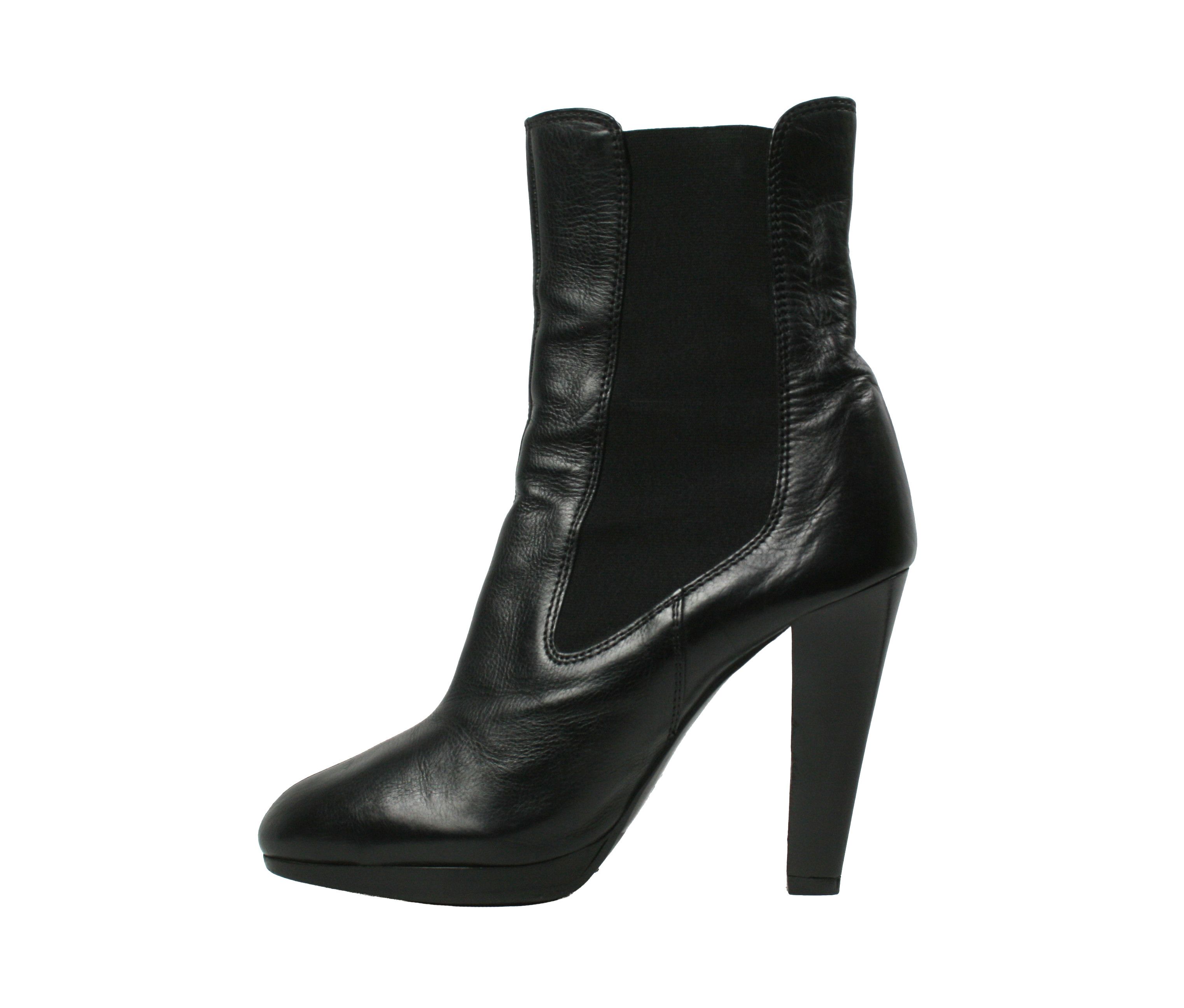 Miu Miu 00S Healed Leather Ankle Boots Vintage Size US 9 / IT 39 - 2 Thumbnail