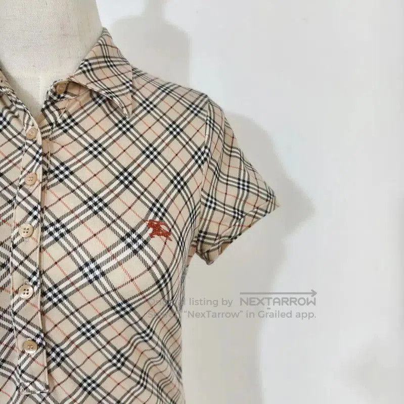 Burberry Burberry Women's Summer Plaid Cotton T-Shirt. Size M / US 6-8 / IT 42-44 - 2 Thumbnail