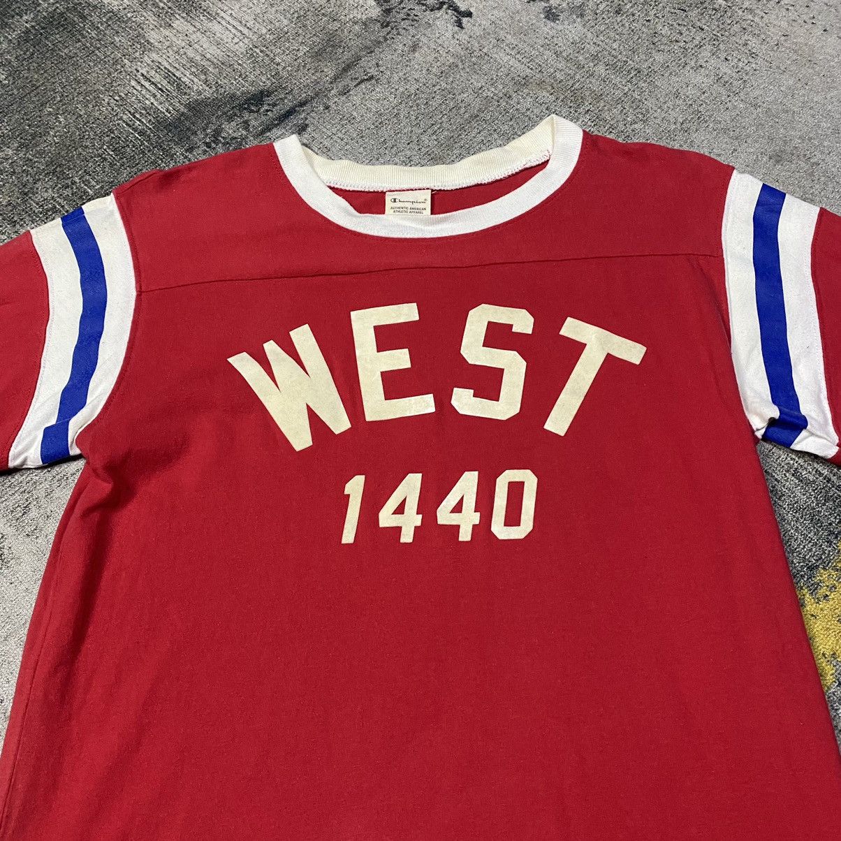 Champion × Vintage Vintage Champion Tag 3/4 T-Shirt Size US M / EU 48-50 / 2 - 9 Thumbnail