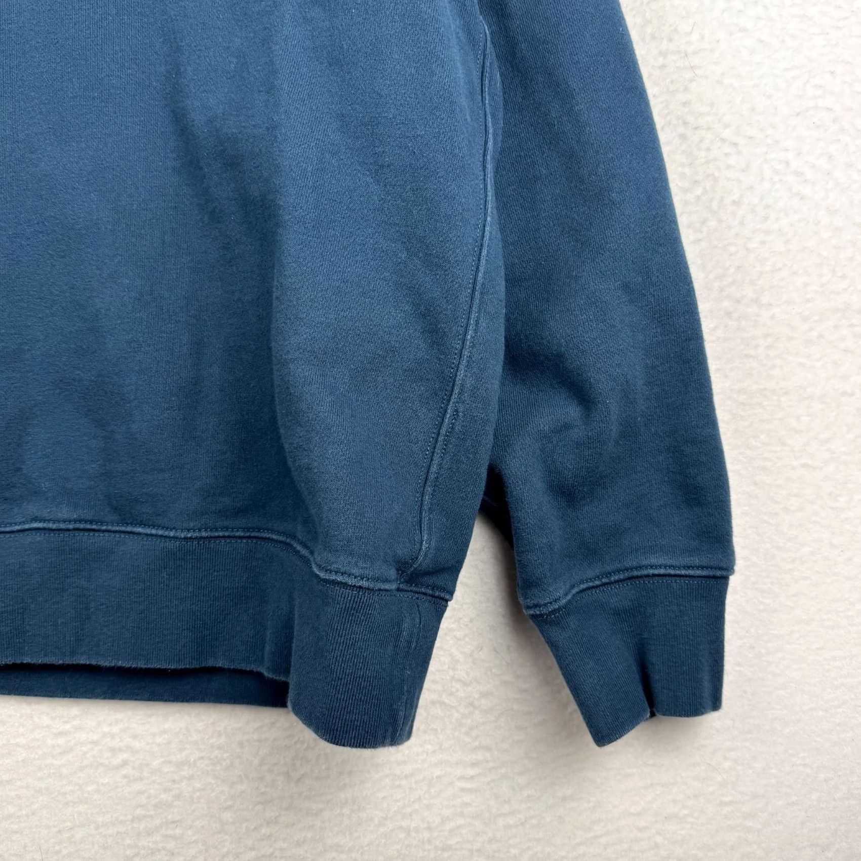J.Crew VINTAGE J.CREW Sweatshirt Mens Large Blue Crew Neck Fleece Pullover with Pockets Jacket/Coat? Size US L / EU 52-54 / 3 - 3 Thumbnail