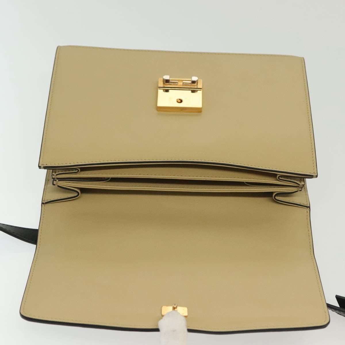 Gucci GUCCI Horsebit Zumi Shoulder Bag Leather Beige Gold Silver Size ONE SIZE - 15 Thumbnail