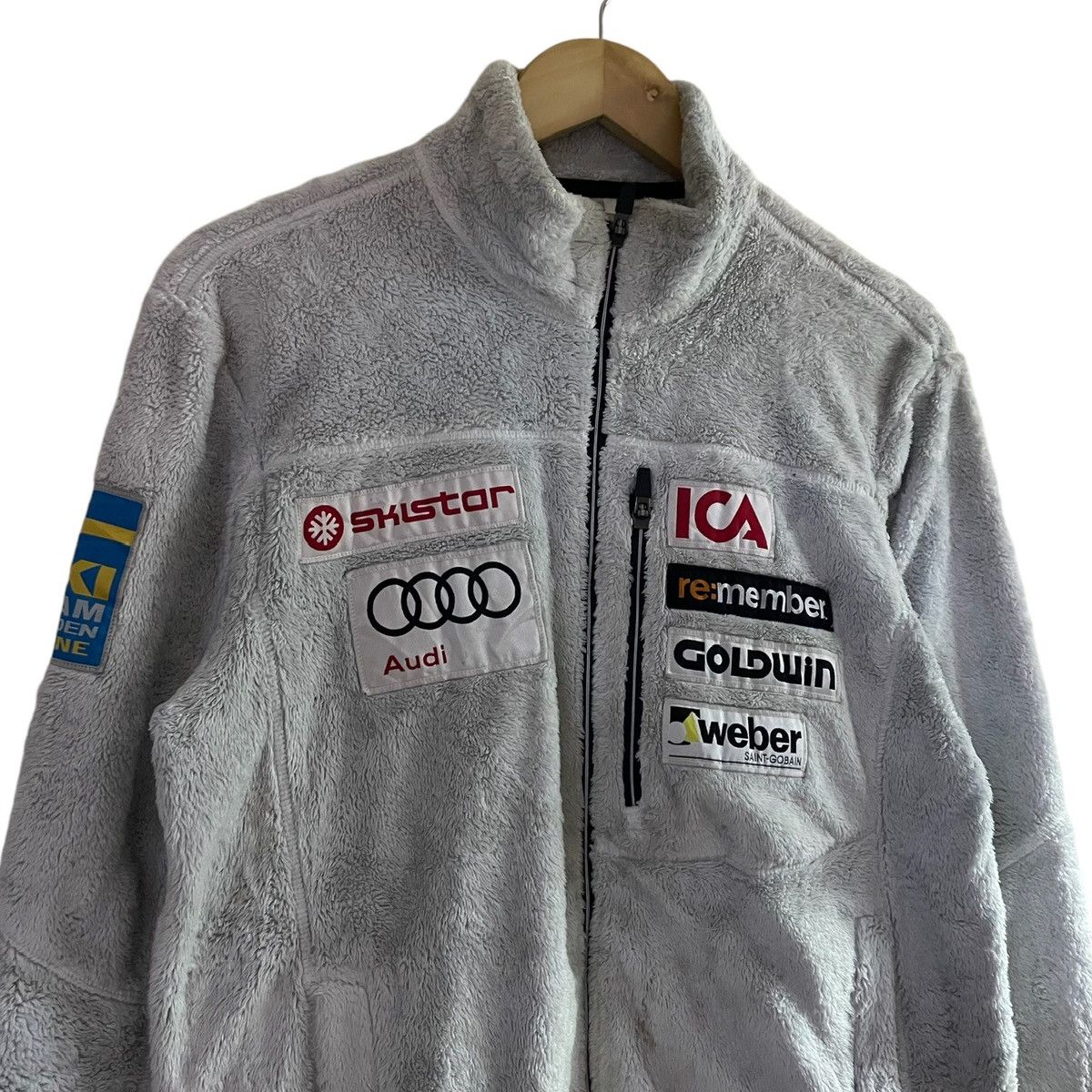 Audi VINTAGE GOLDWIN TEAM SWEDEN ALPINE ALL SPONSERED MOTORSPORT Size US M / EU 48-50 / 2 - 3 Thumbnail