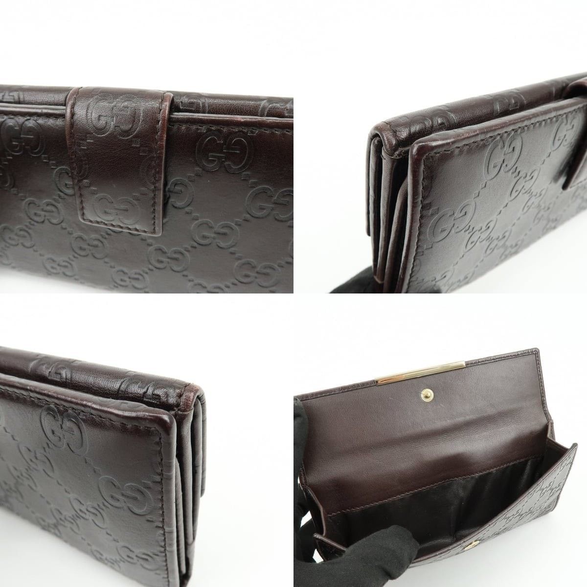 Gucci Gucci Guccissima Leather Long Wallet Brown Size ONE SIZE - 5 Thumbnail