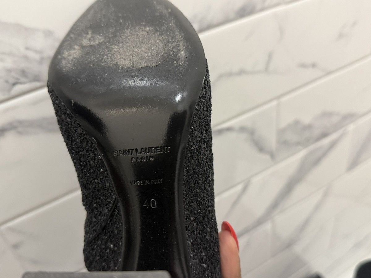 Saint Laurent Paris Saint Laurent Lou Glitter Ankle Boot Size US 9 / IT 39 - 3 Thumbnail