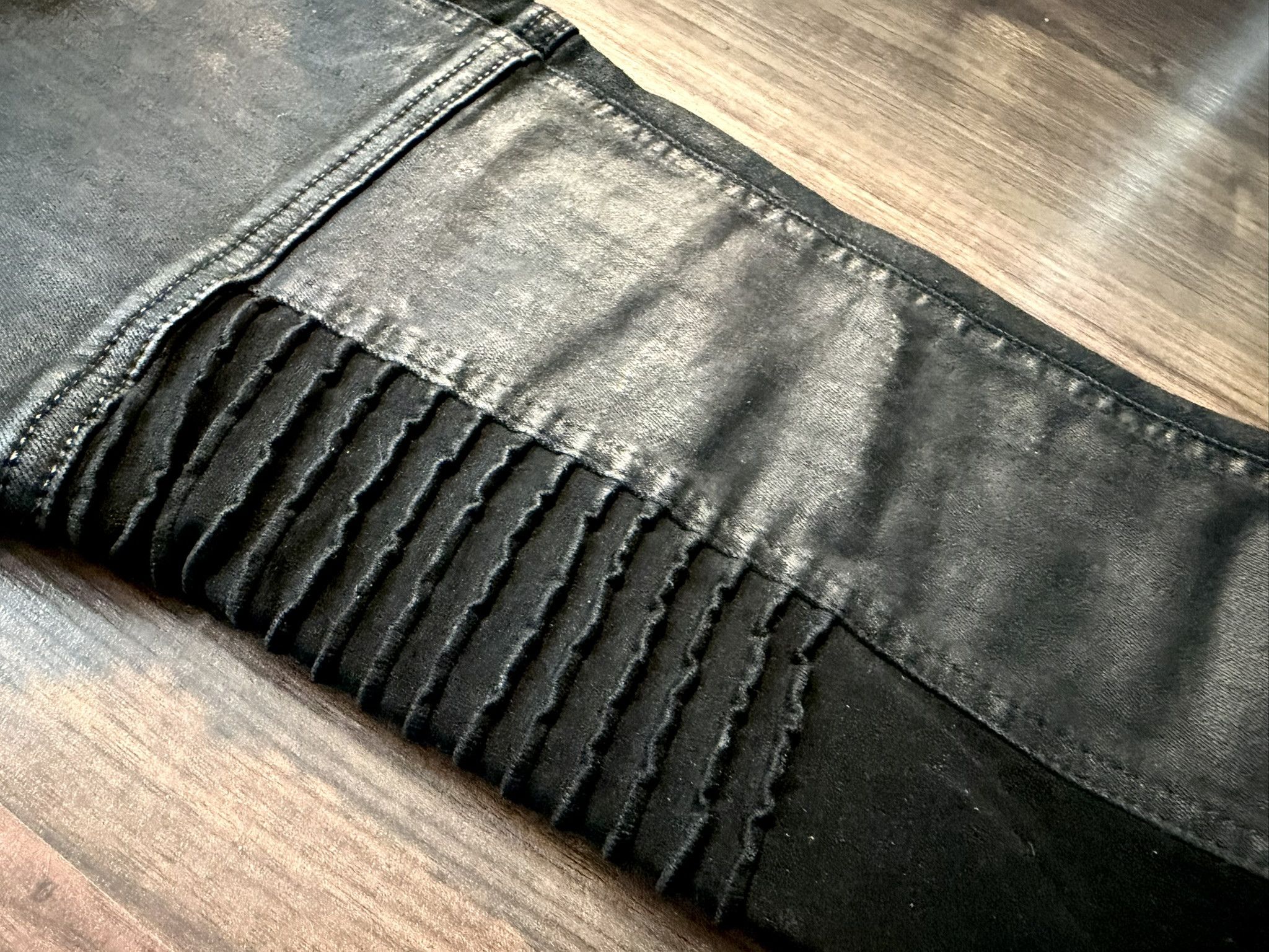 Rick Owens Drkshdw Rick Owens FW15 Memphis Waxed Cargo Denim Size 31 Size US 31 - 10 Thumbnail