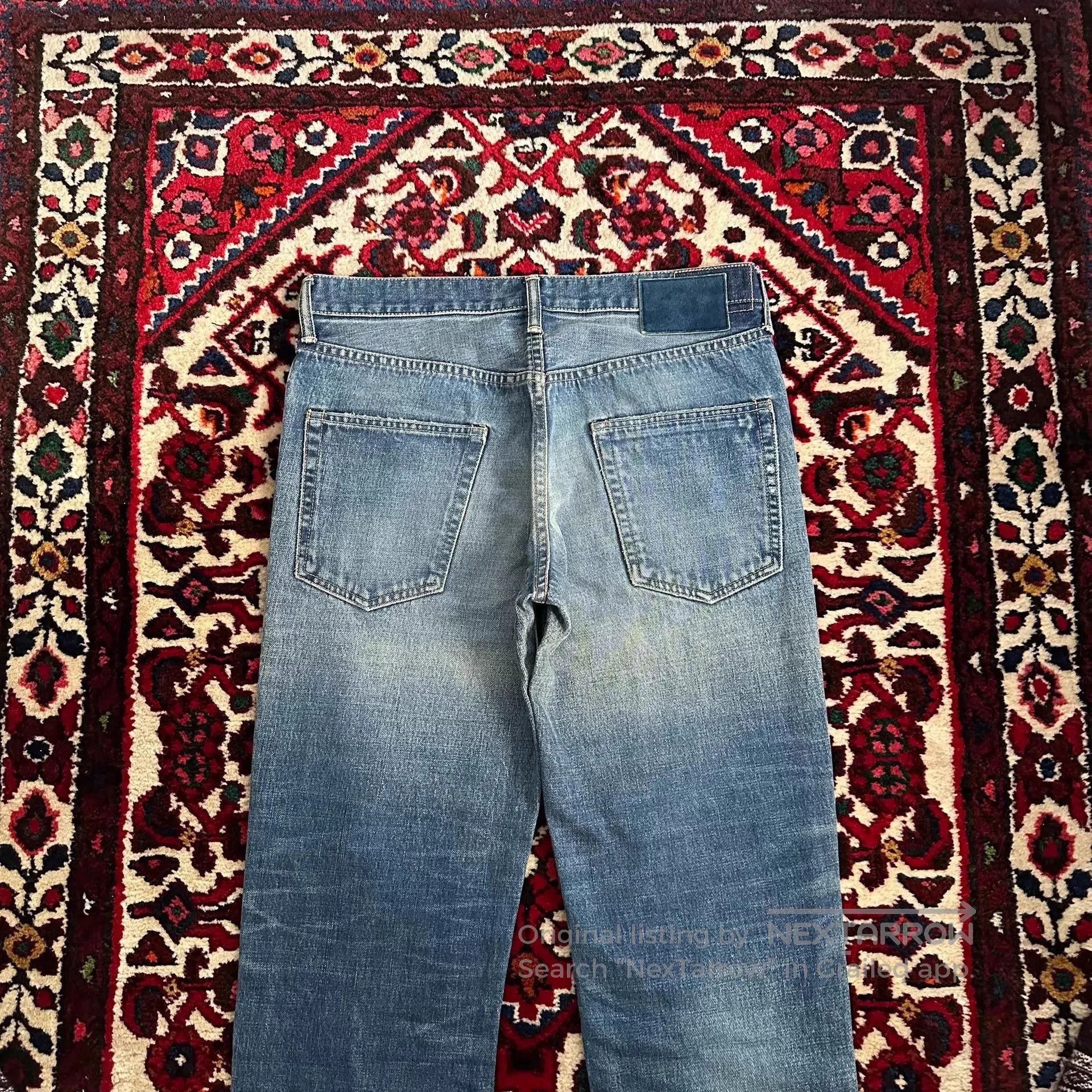 Visvim Blue Distressed Denim Jeans. Size US 34 / EU 50 - 6 Thumbnail