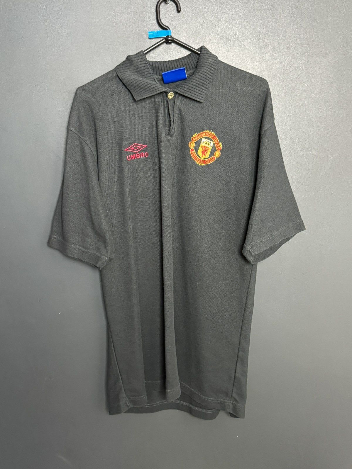Umbro Vintage Manchester United Training Football Jersey T-Shirt Size US L / EU 52-54 / 3 - 1 Thumbnail