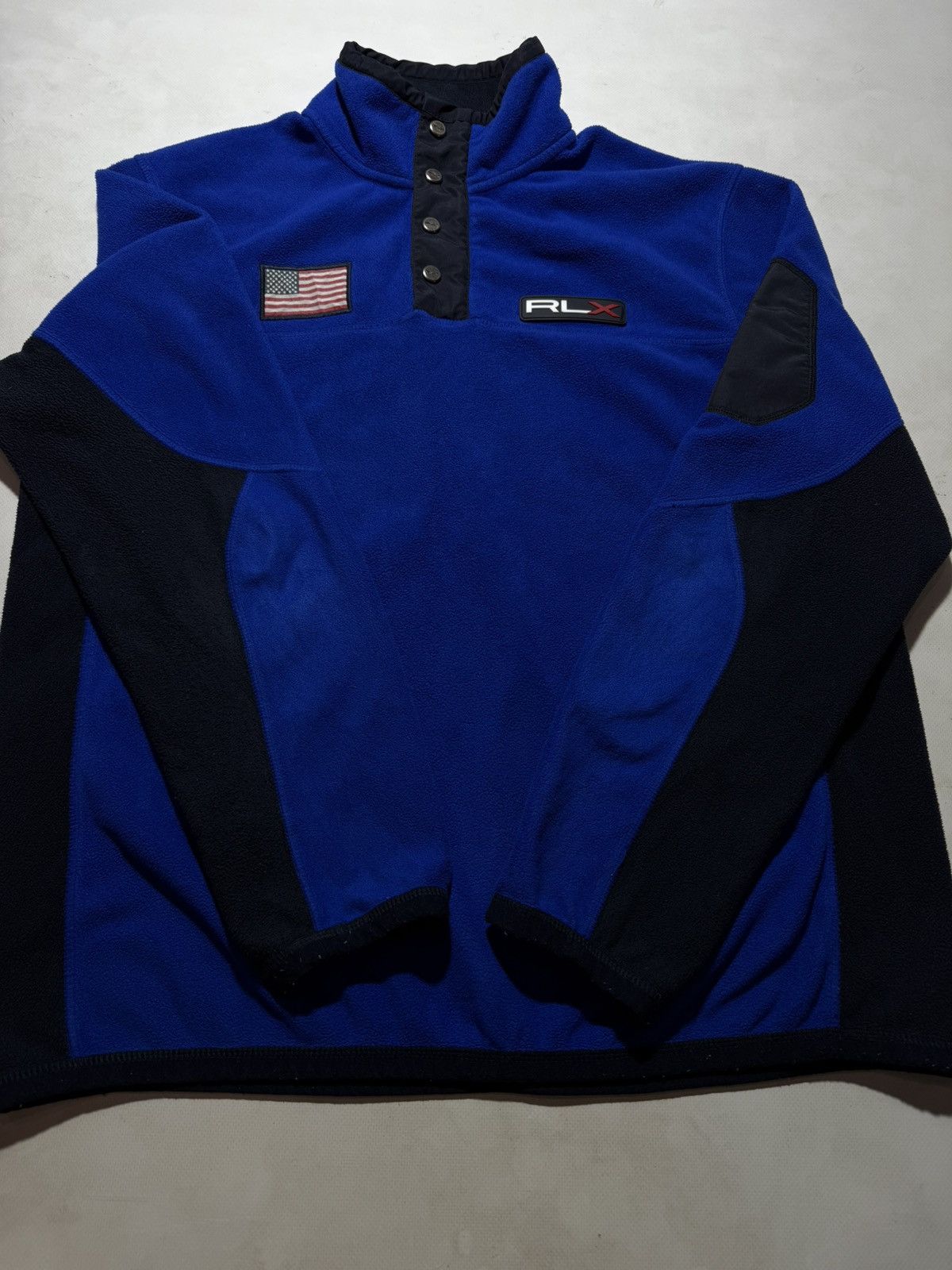 Polo Ralph Lauren RLX Polo Ralph Lauren U.S.A Flag Fleece Size US L / EU 52-54 / 3 - 4 Thumbnail