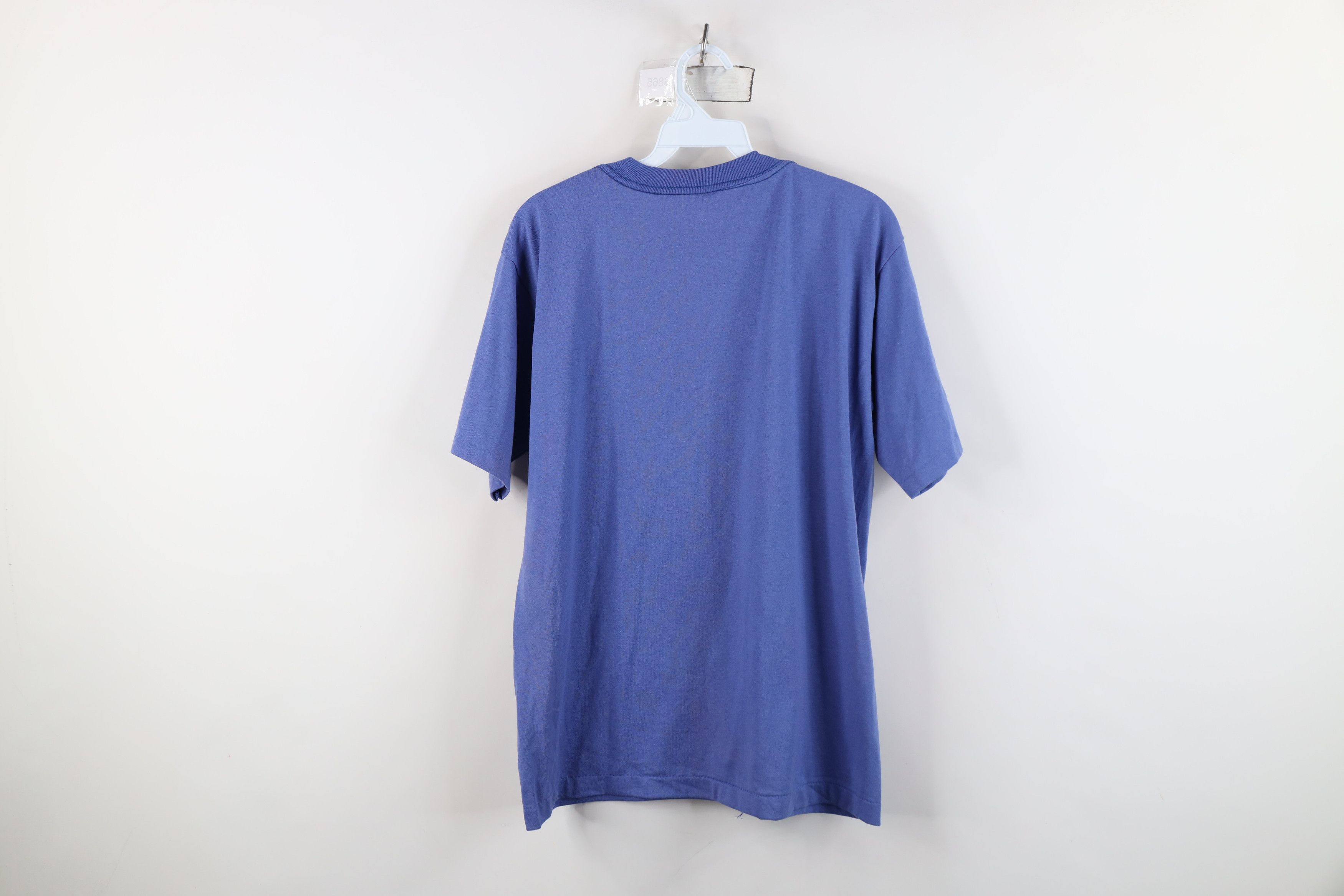 Vintage Vintage 90s Streetwear Short Sleeve T-Shirt Periwinkle USA Size M / US 6-8 / IT 42-44 - 10 Thumbnail