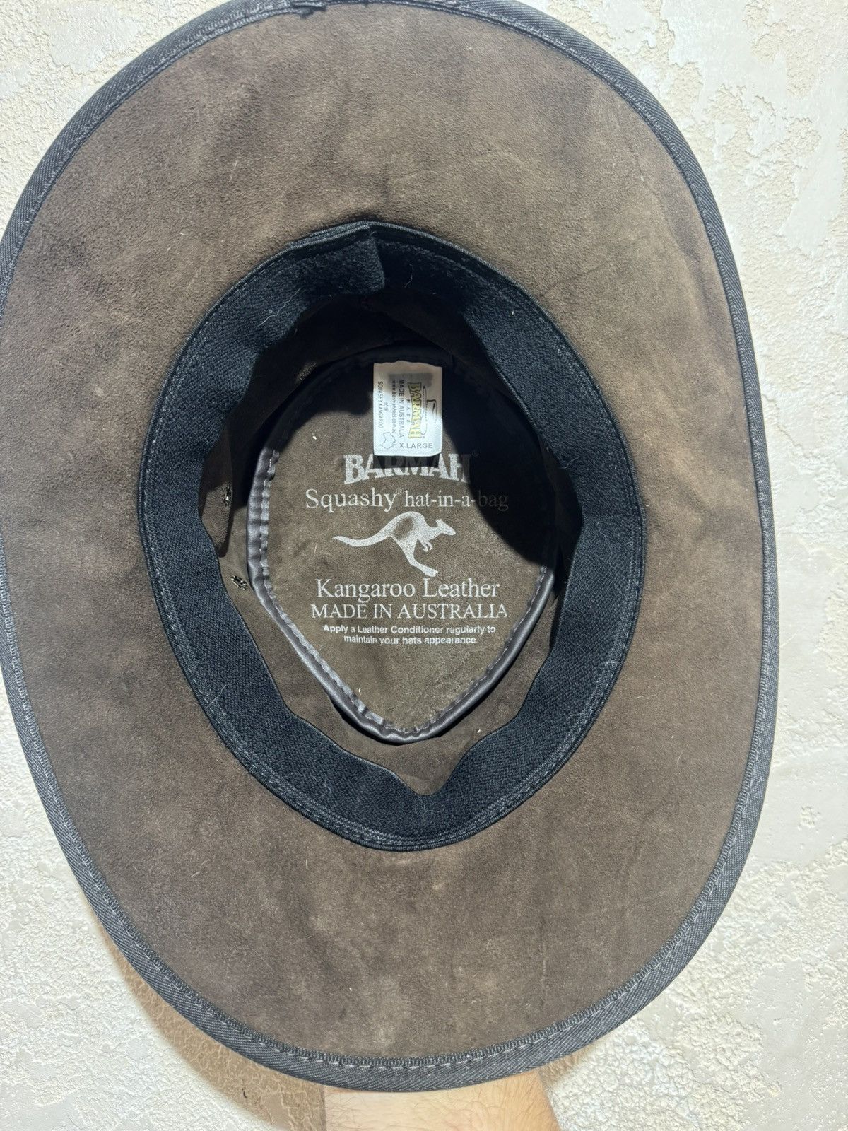 Vintage BarmahHats Vintage Kangaroo Leather Hat Size ONE SIZE - 13 Thumbnail