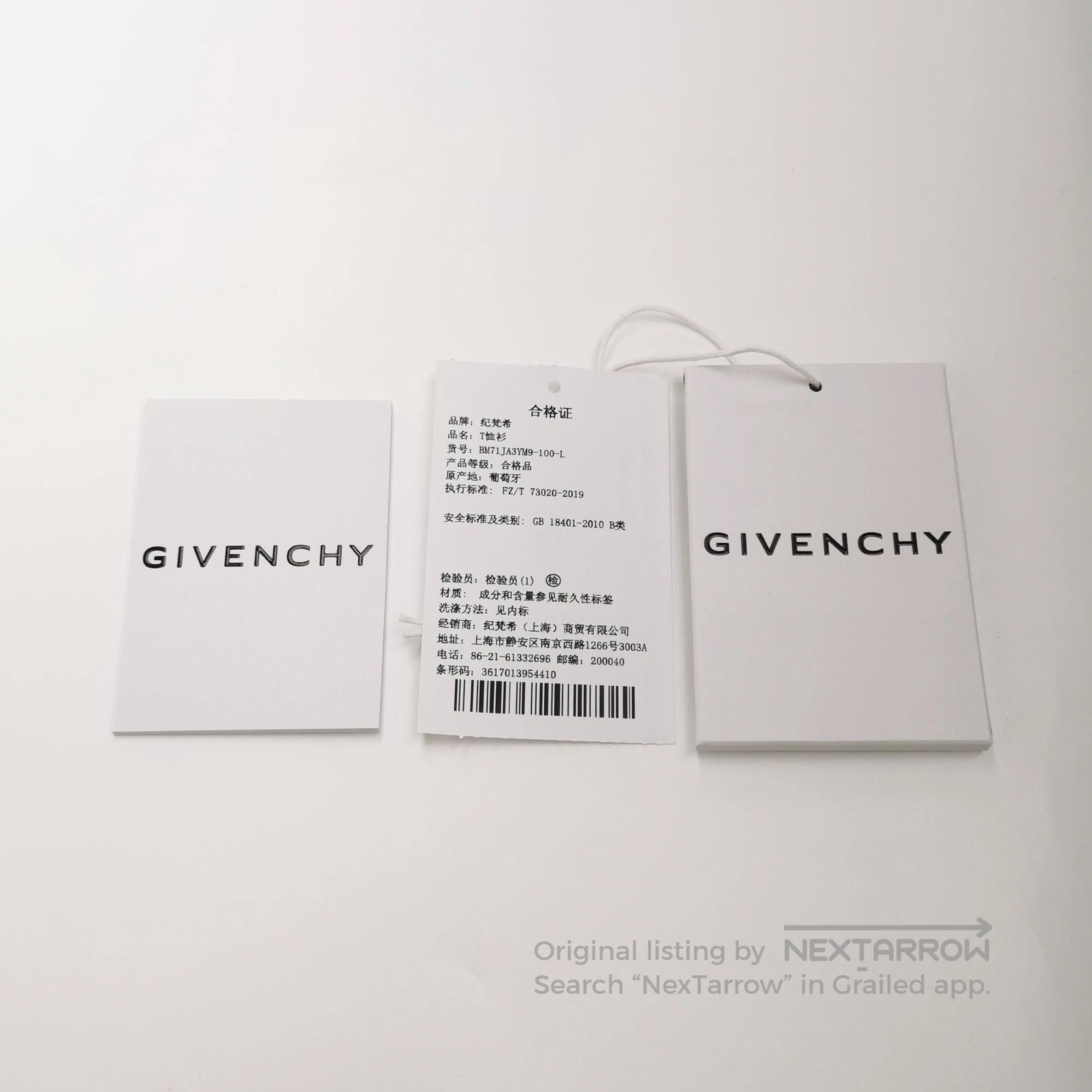 Givenchy Givenchy M Cotton Logo Crew Neck Short Sleeve T. Size US M / EU 48-50 / 2 - 1 Thumbnail