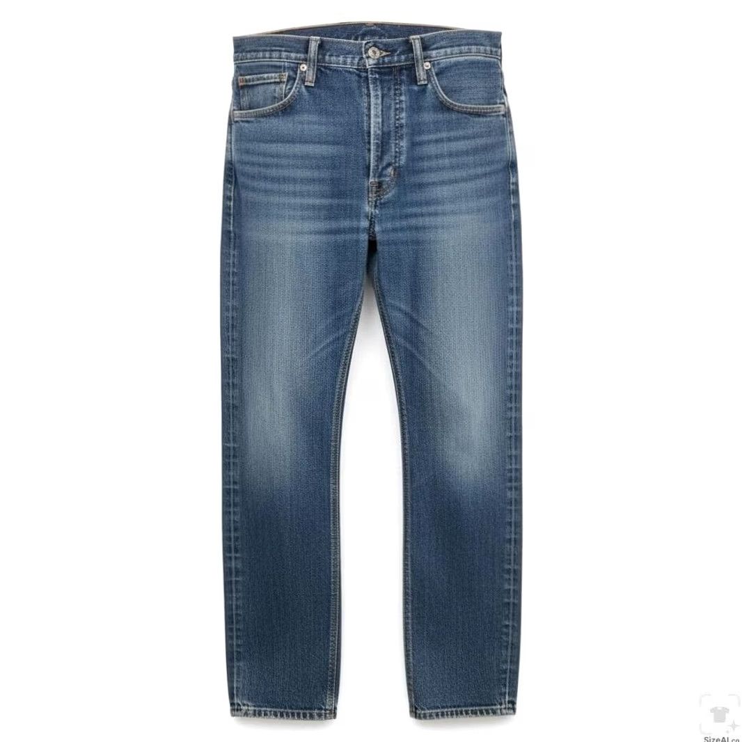 Levi's Levi's Jeans S40175 Slim Tapered 36x34 Blue Medium Wash Denim Zip Fly Mens Size US 36 / EU 52 - 2 Thumbnail