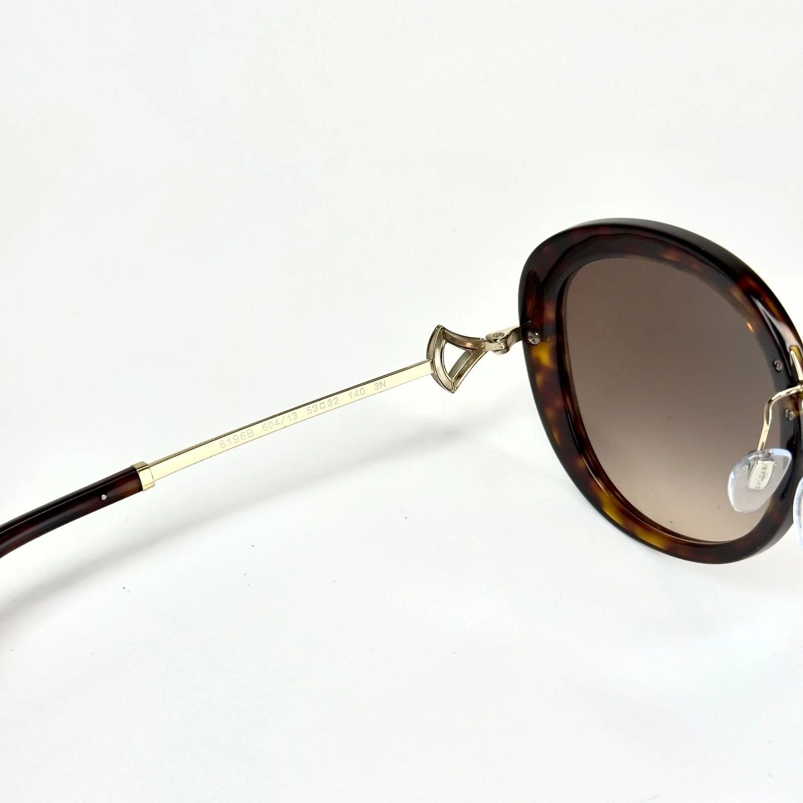 Bvlgari BULGARI BV8196B 8196 DIVAS DREAM Oval Havana Fan Sunglasses Size ONE SIZE - 6 Thumbnail