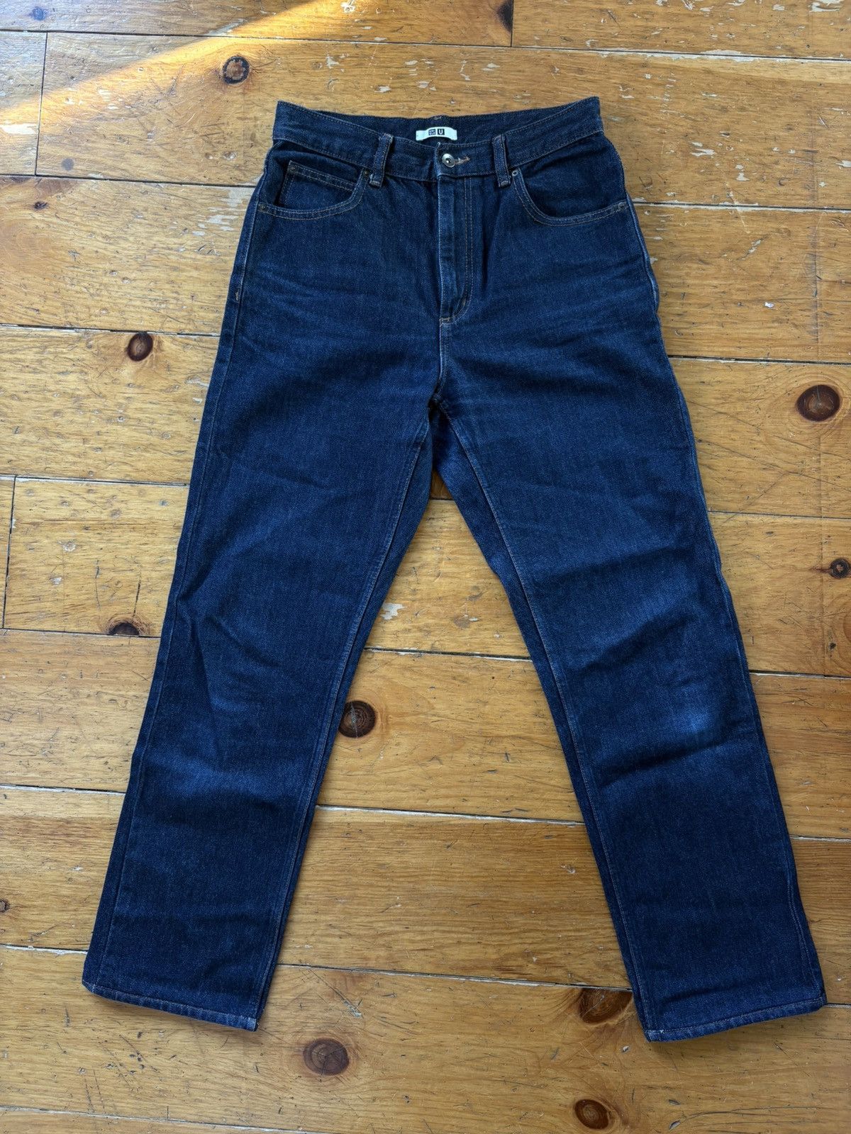 Lemaire × Uniqlo Uniqlo U Lemaire Indigo blue straight denim Size US 26 / EU 42 - 1 Thumbnail