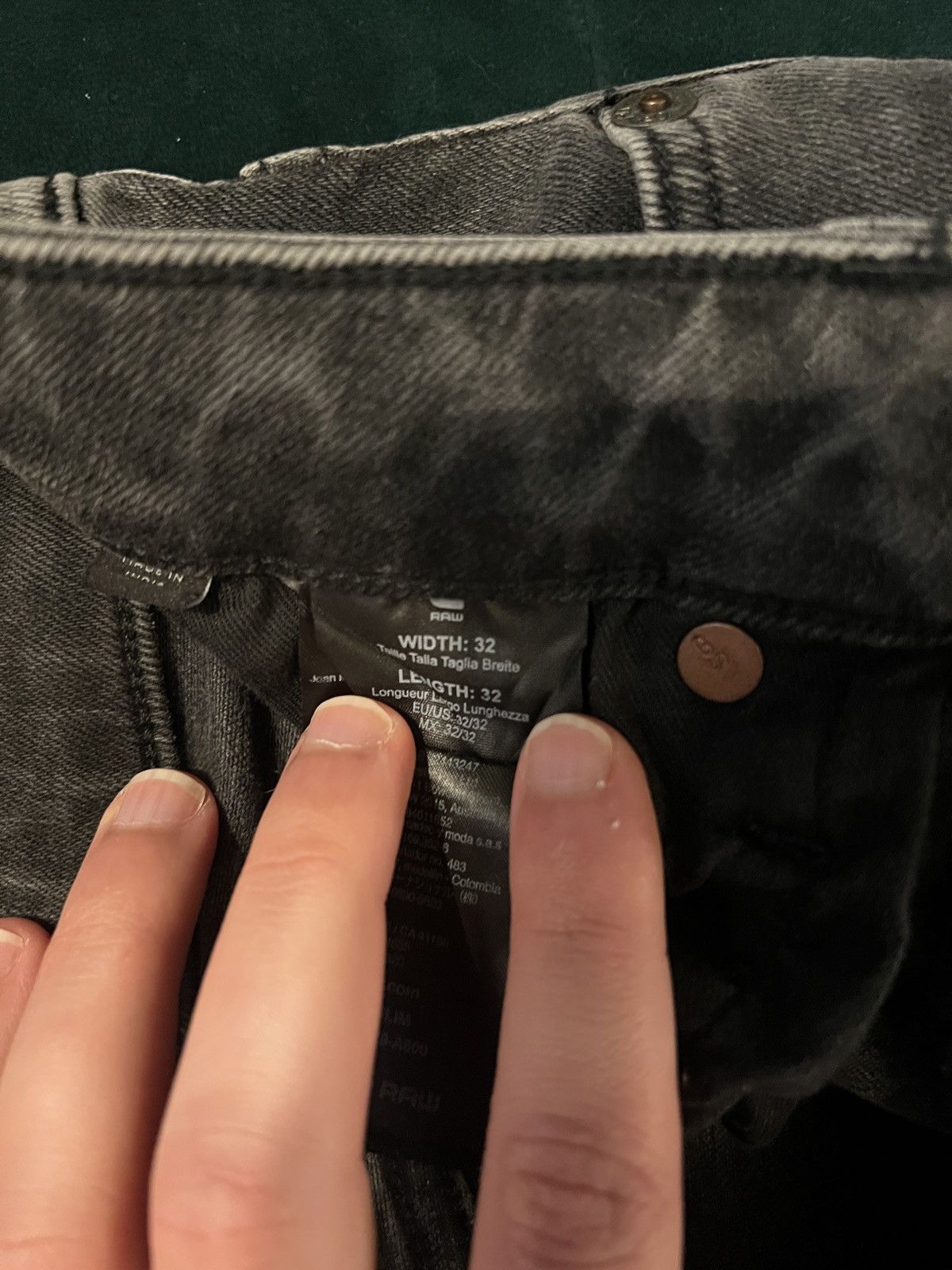 G-Star Dark grey like new g star raw jeans Size US 32 / EU 48 - 6 Thumbnail