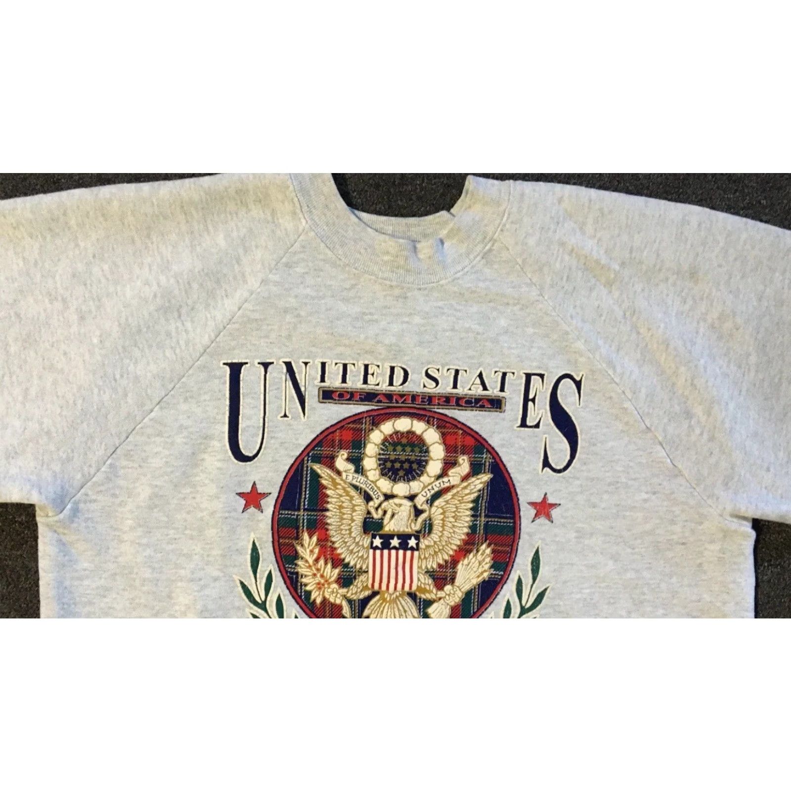 Vintage Vtg 80s Washington DC Faded Sweatshirt S Eagle White House President Grunge 90s Hoodie Mens Gray Small USA US Made Potus 80s 90s Vintage College Rock Size US S / EU 44-46 / 1 - 5 Thumbnail