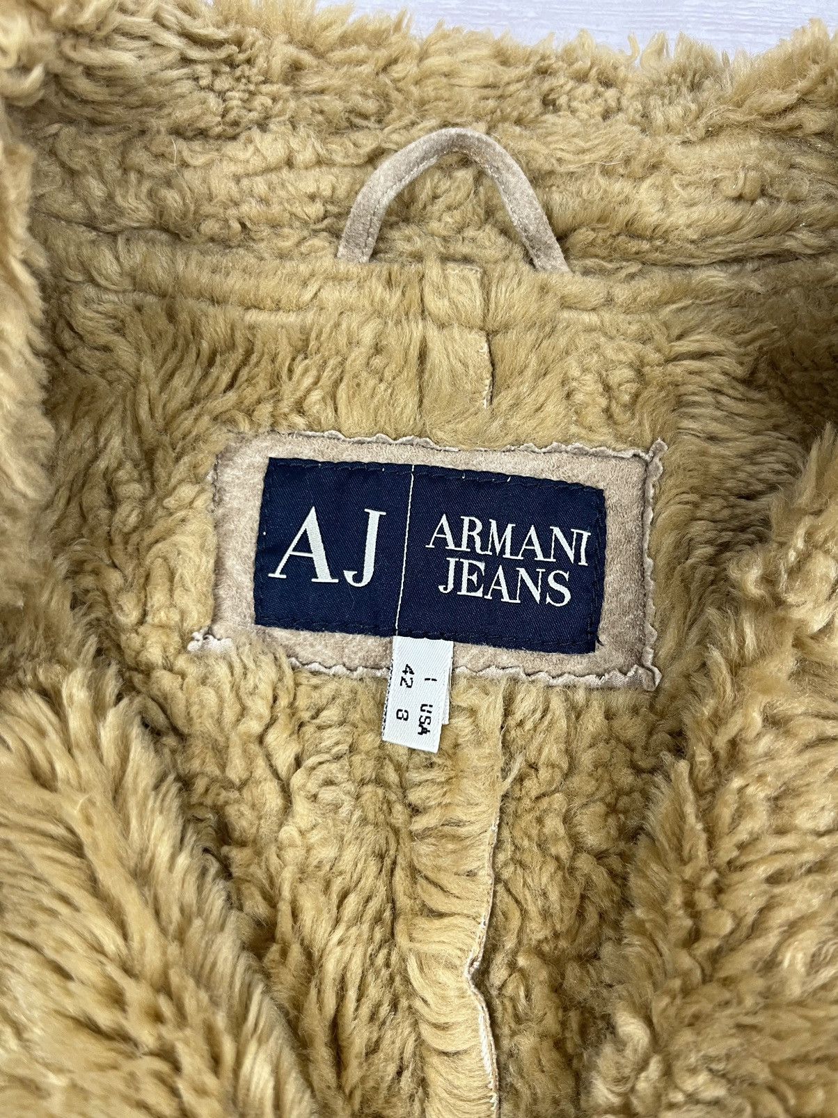 Giorgio Armani Rare Armani Jeans Vintage Y2K Fur Crop Jacket Size M / US 6-8 / IT 42-44 - 8 Thumbnail