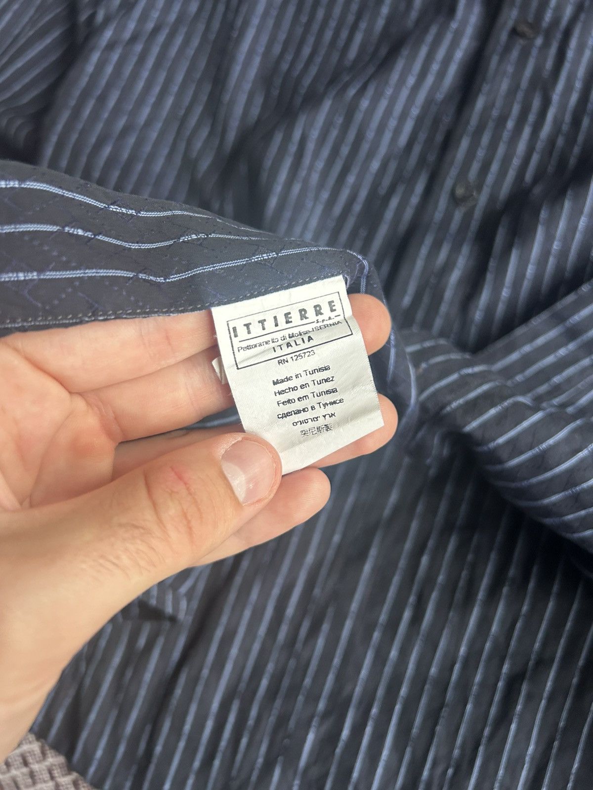 Versace Jeans Couture Versace Jeans Couture vintage Shirt Mens Striped Luxury Rare Size US XL / EU 56 / 4 - 6 Thumbnail