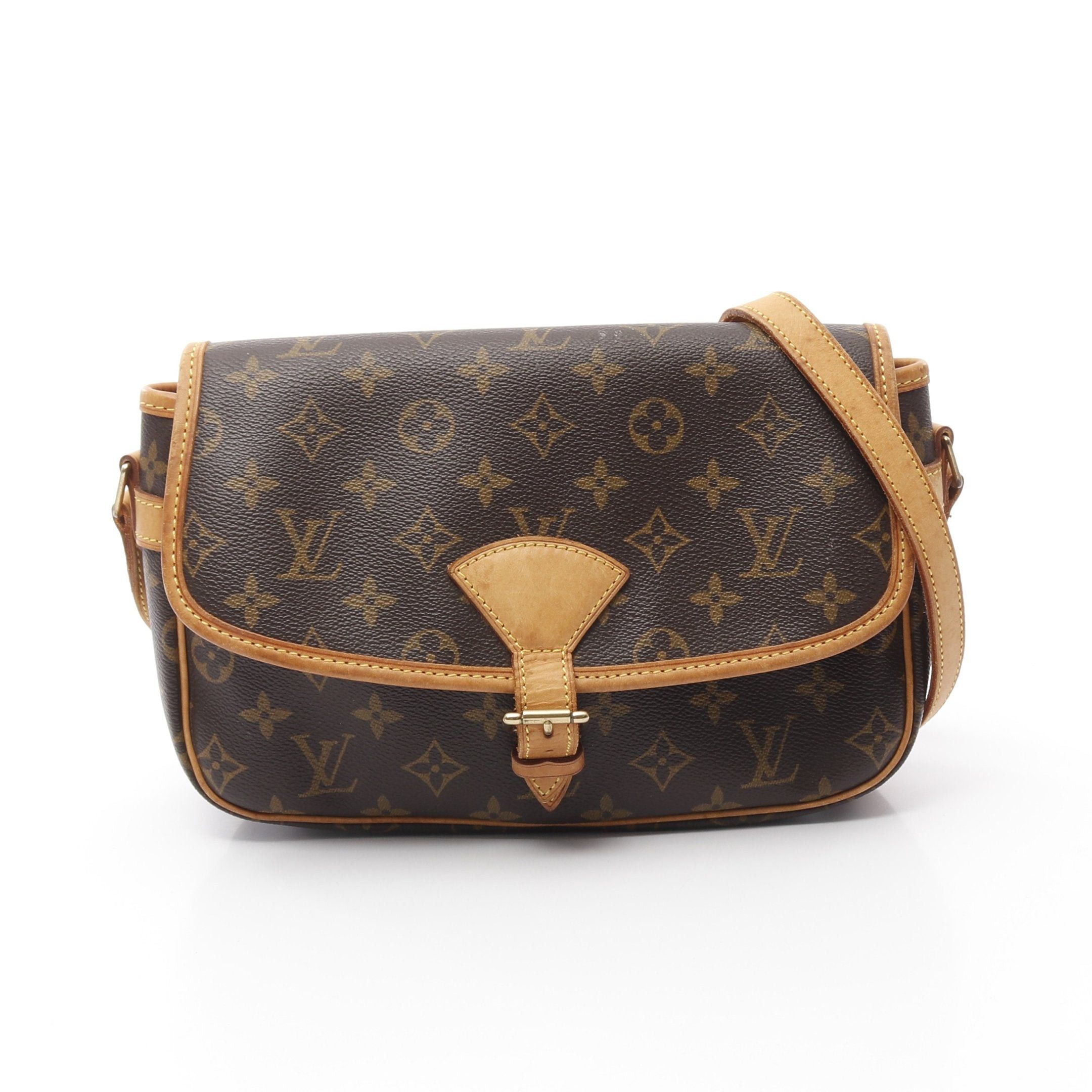Louis Vuitton Louis Vuitton Sologne Monogram Shoulder Bag Leather Brown Size ONE SIZE - 1 Thumbnail