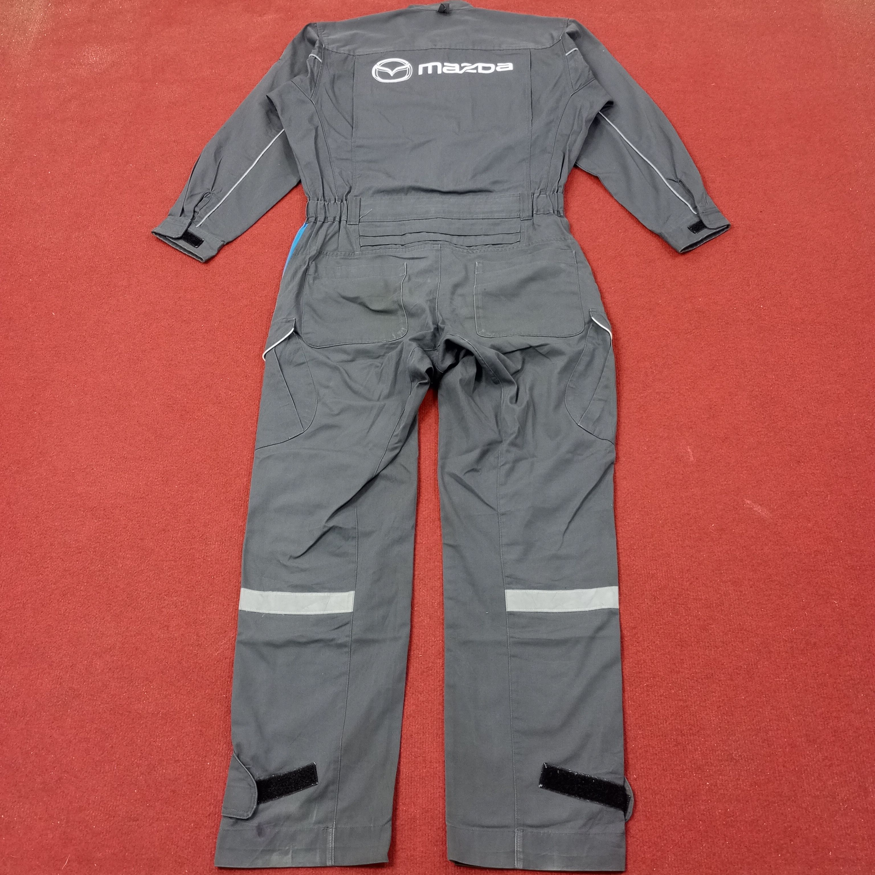 Vintage Mazda Motorsports Racing Workwear Coverall Jacket c241n15 Size US M / EU 48-50 / 2 - 1 Thumbnail